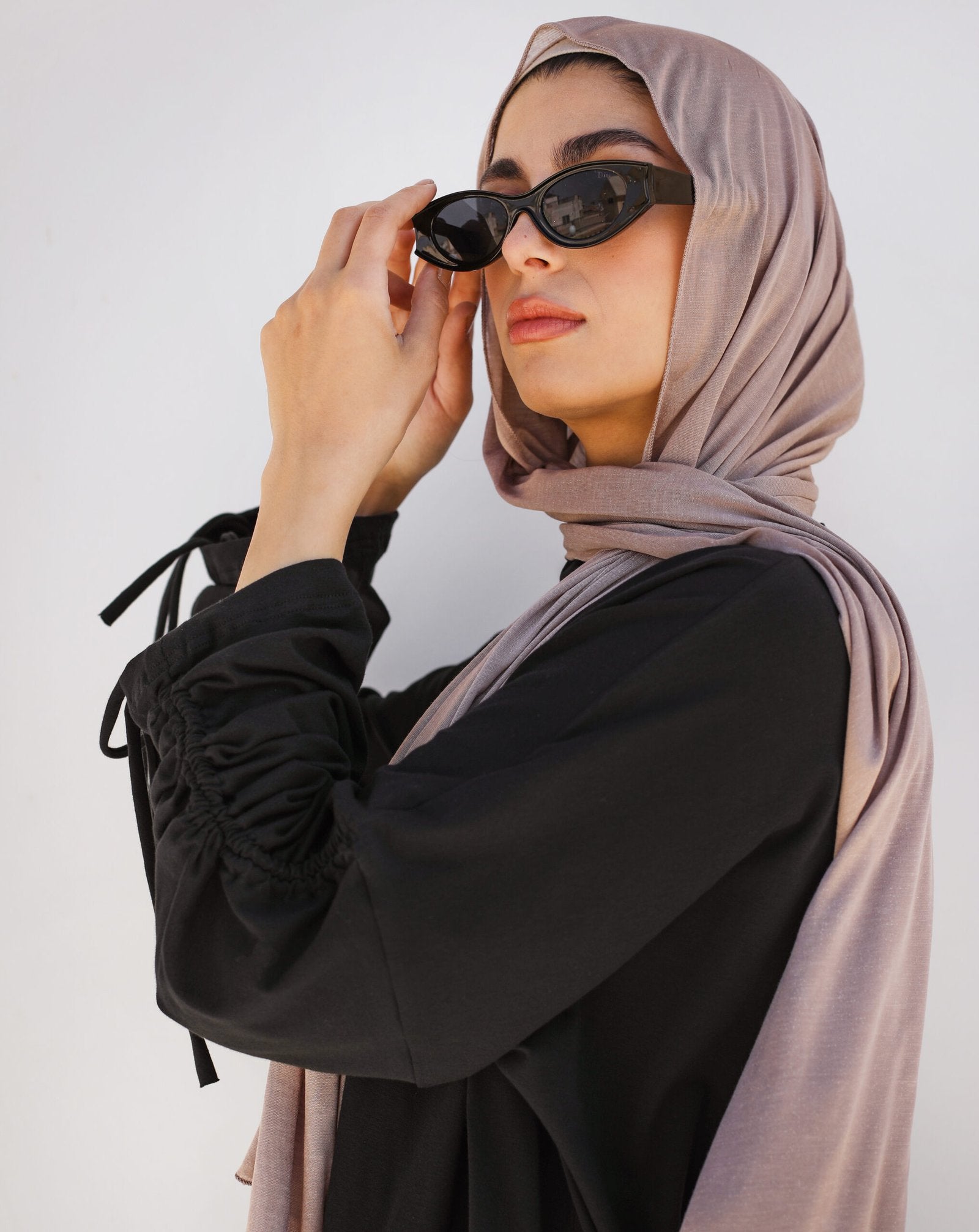 Arm Strings Cotton Top In Black – Taji Desgins