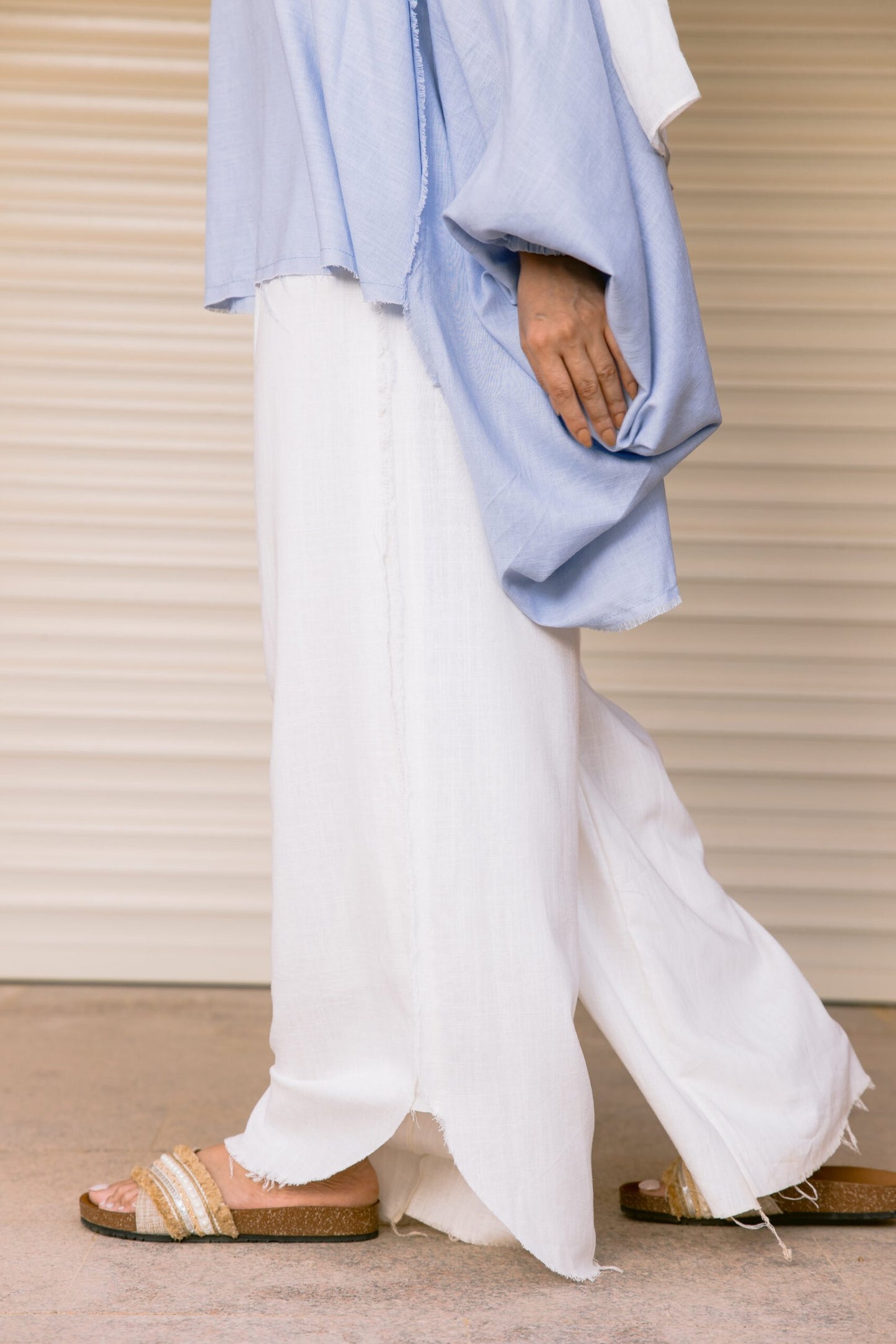 Linen white pants