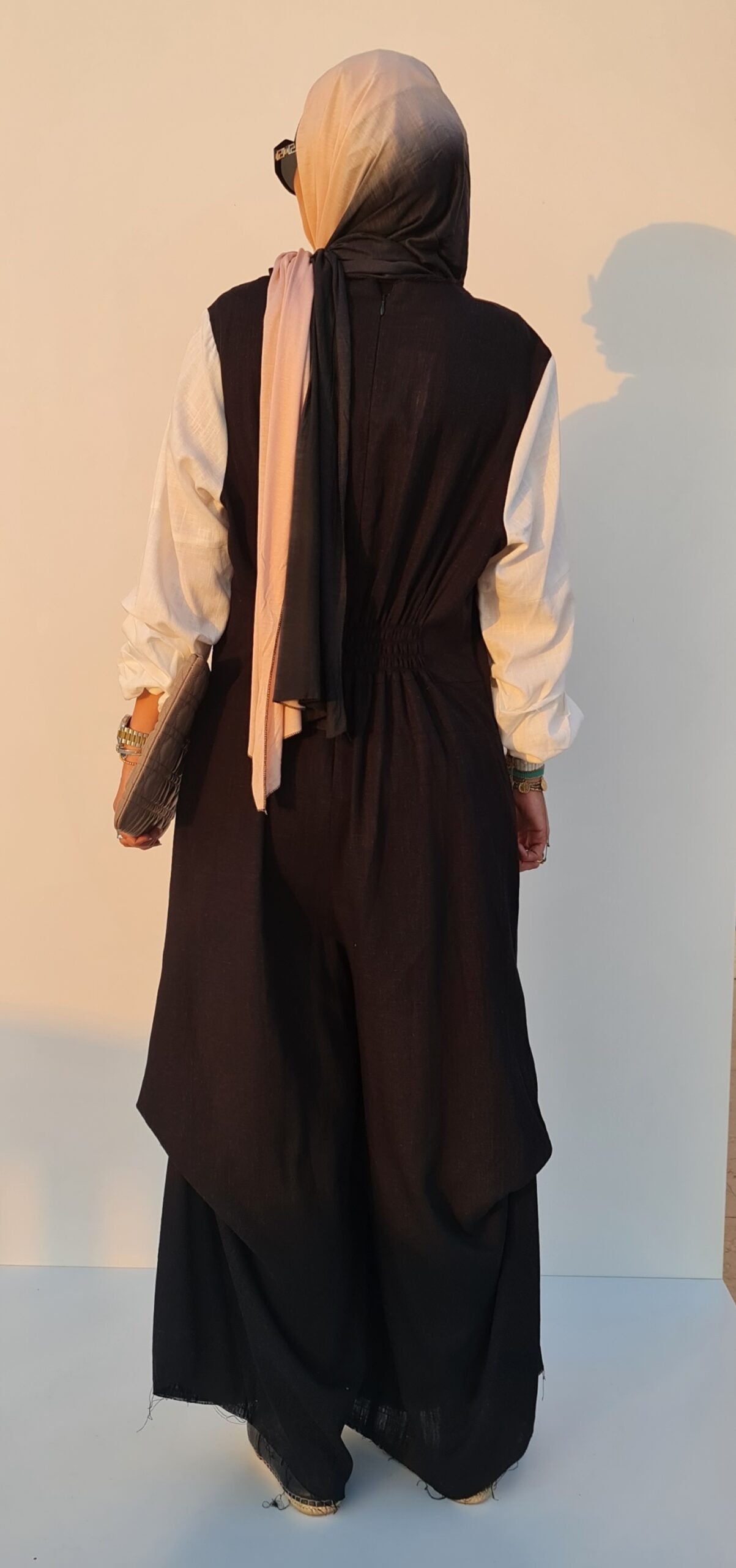 Linen Jumpsuit in black