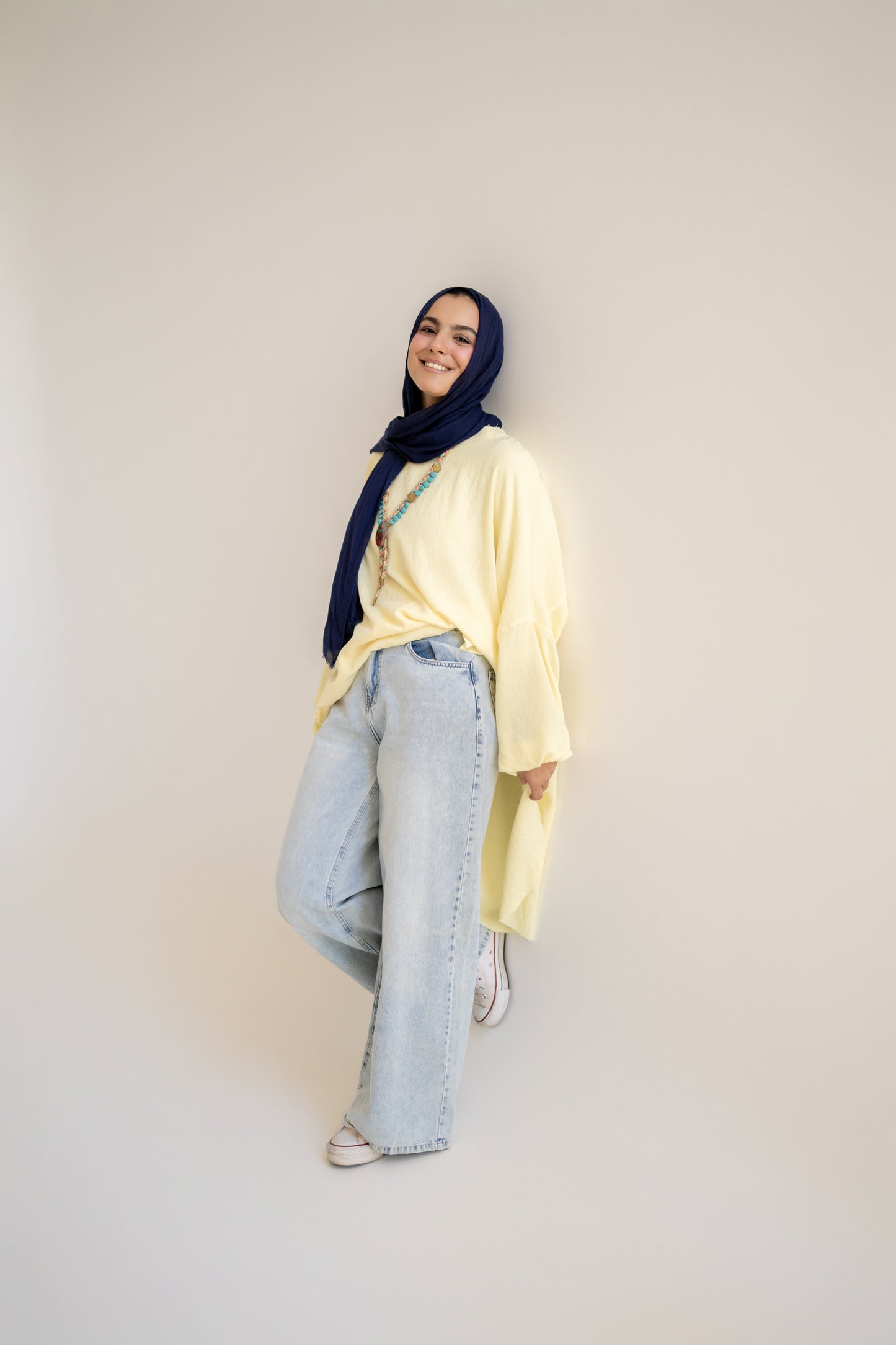 Puffy Sleeves Linen Shirt in Butter Yellow