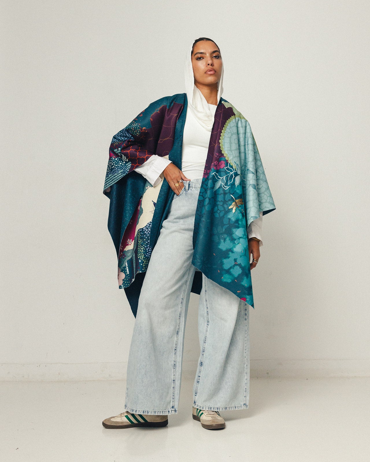 Artful Print Cape
