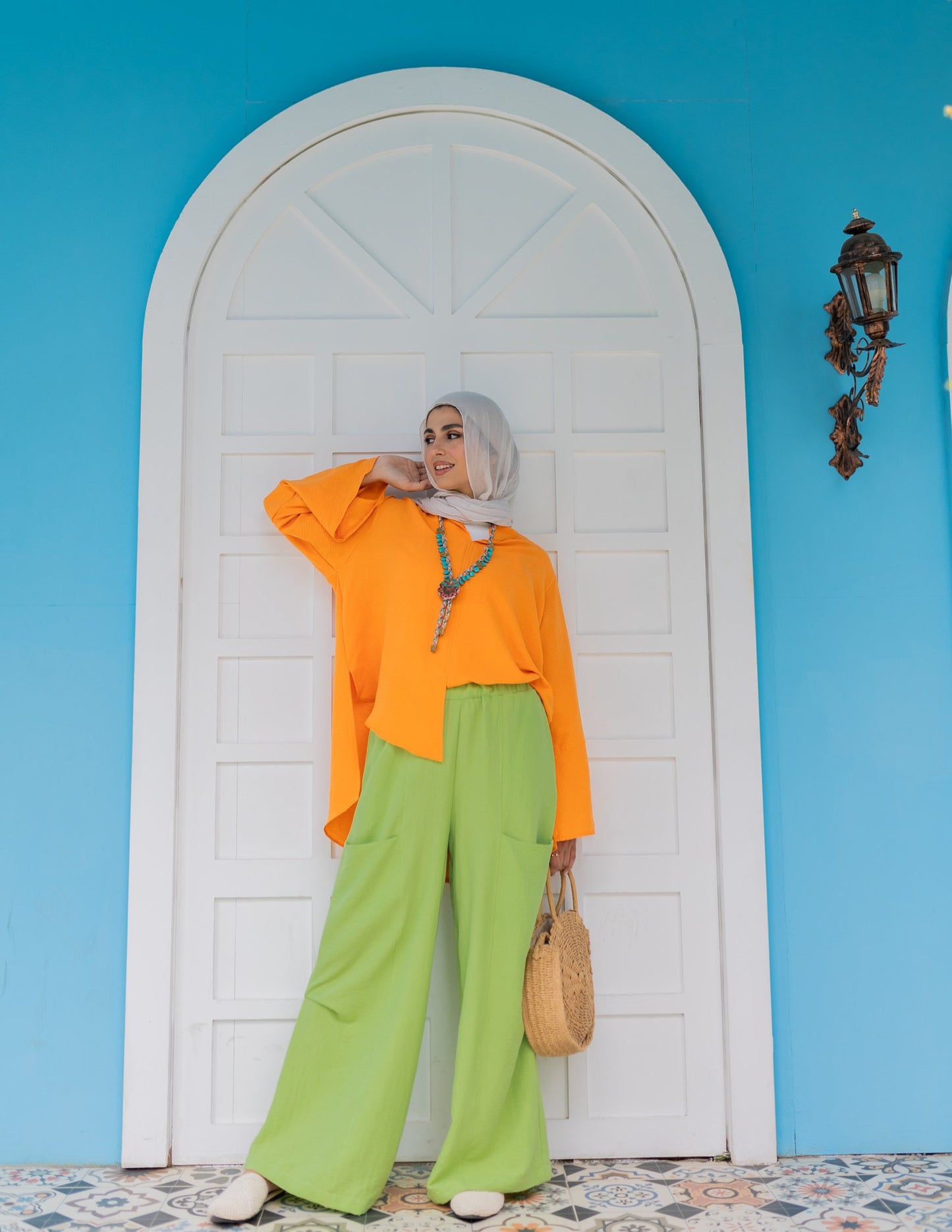 Multiway Blouse in Orange