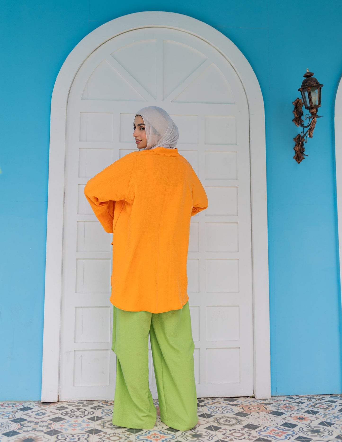 Multiway Blouse in Orange