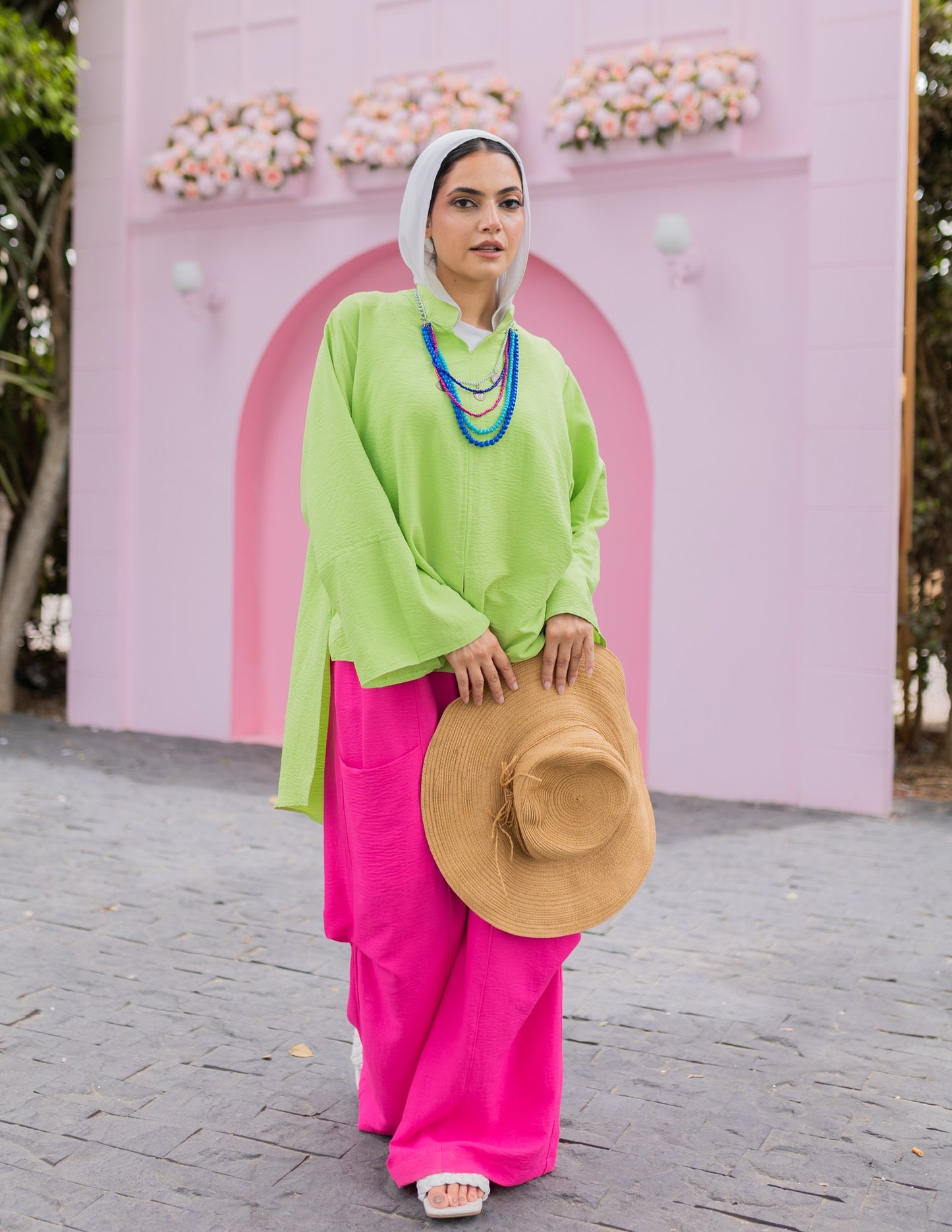 Multiway Blouse in Apple Green