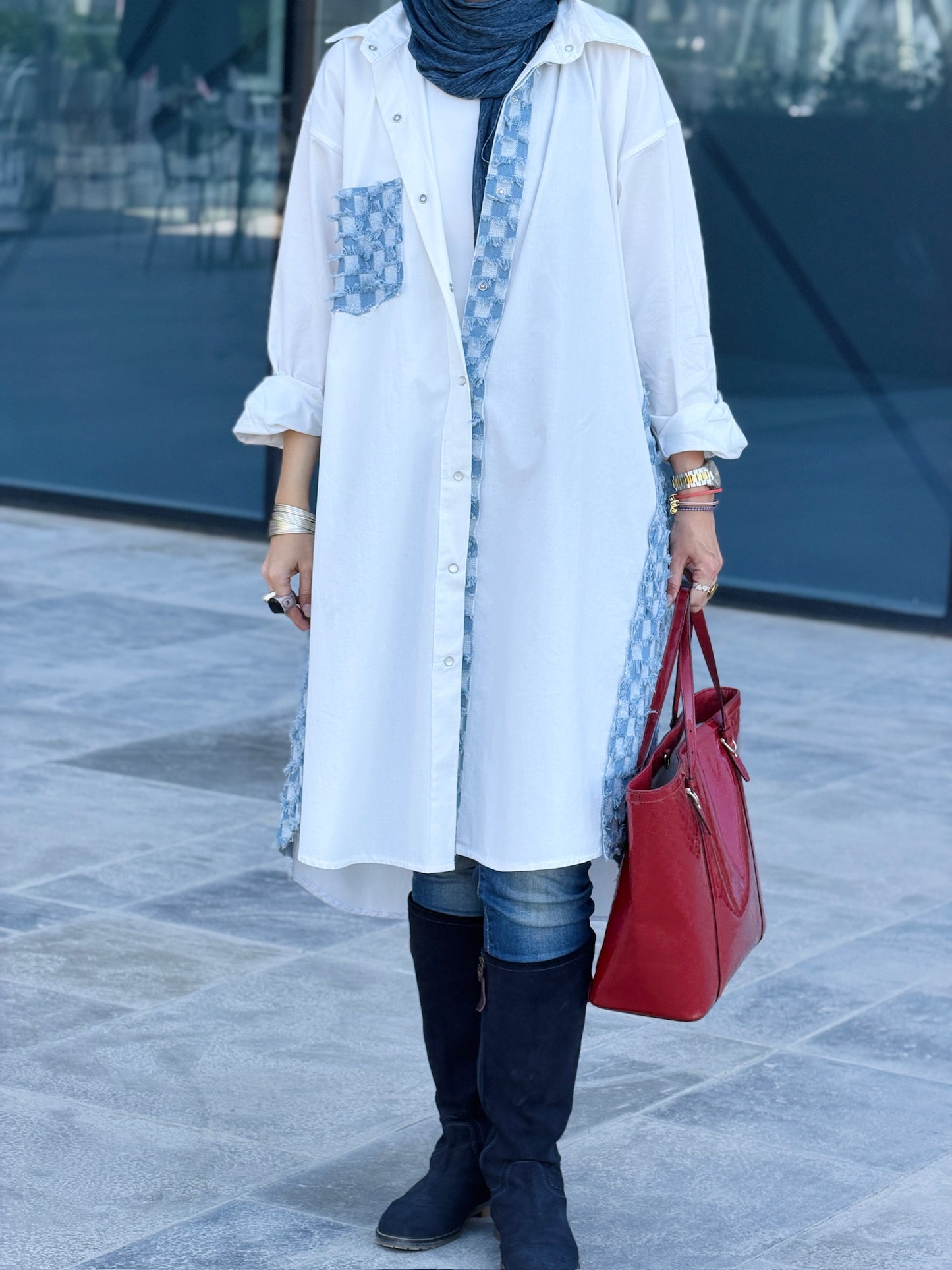 The Patch Denim Shirt