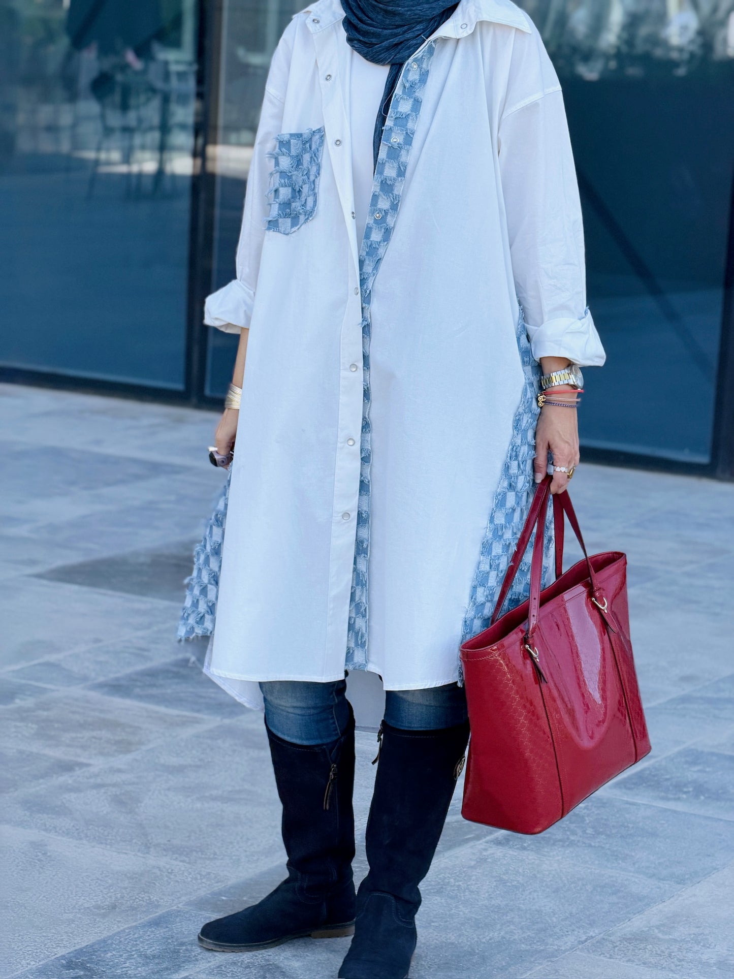 The Patch Denim Shirt