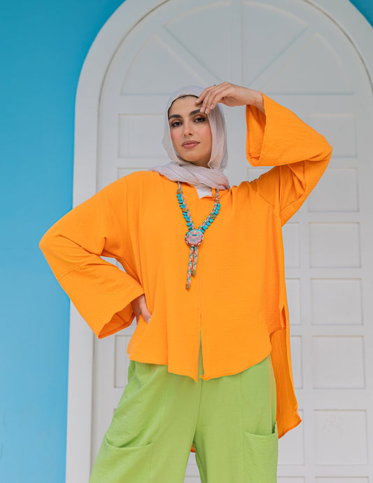 Multiway Blouse in Orange