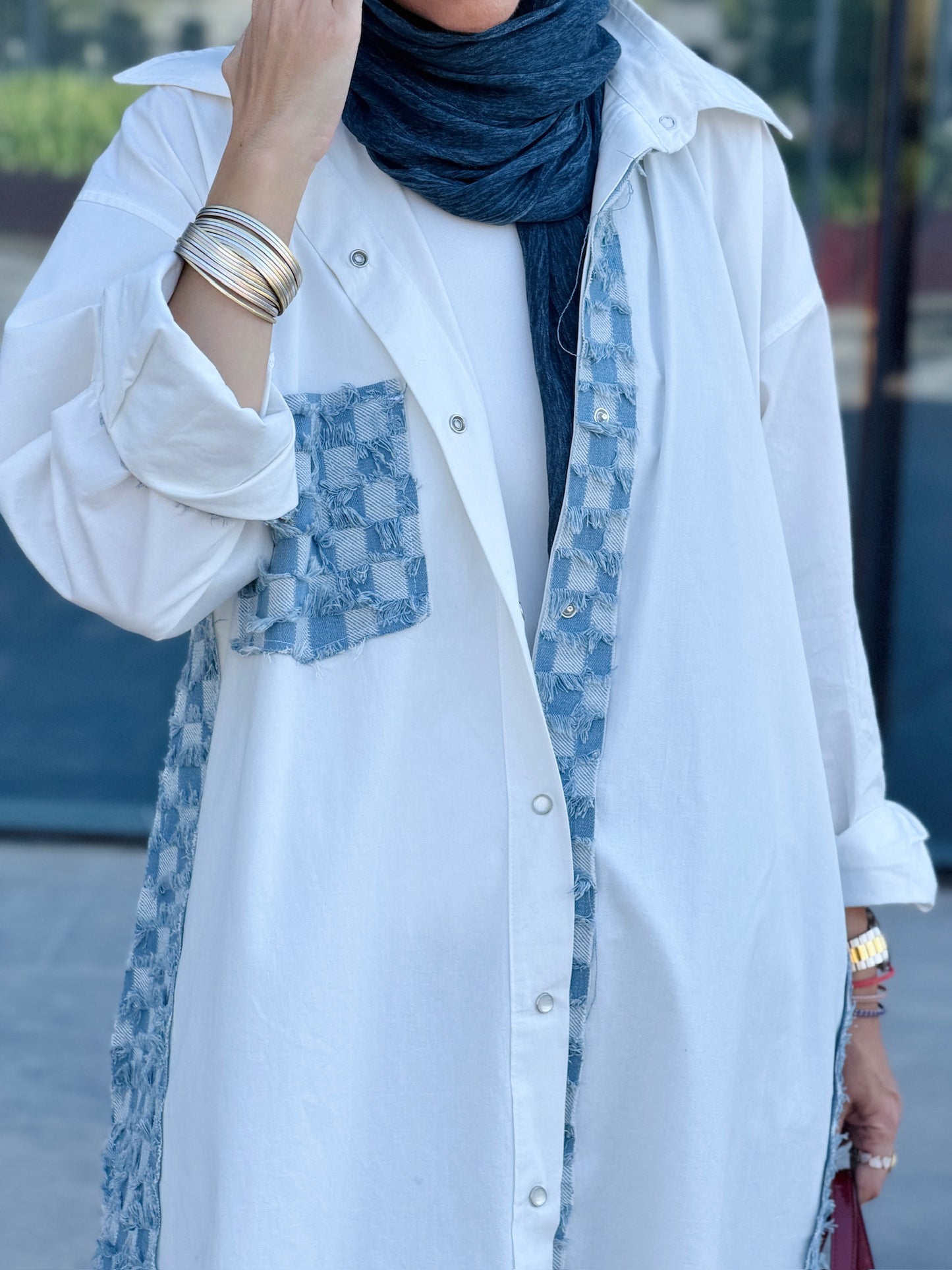 The Patch Denim Shirt