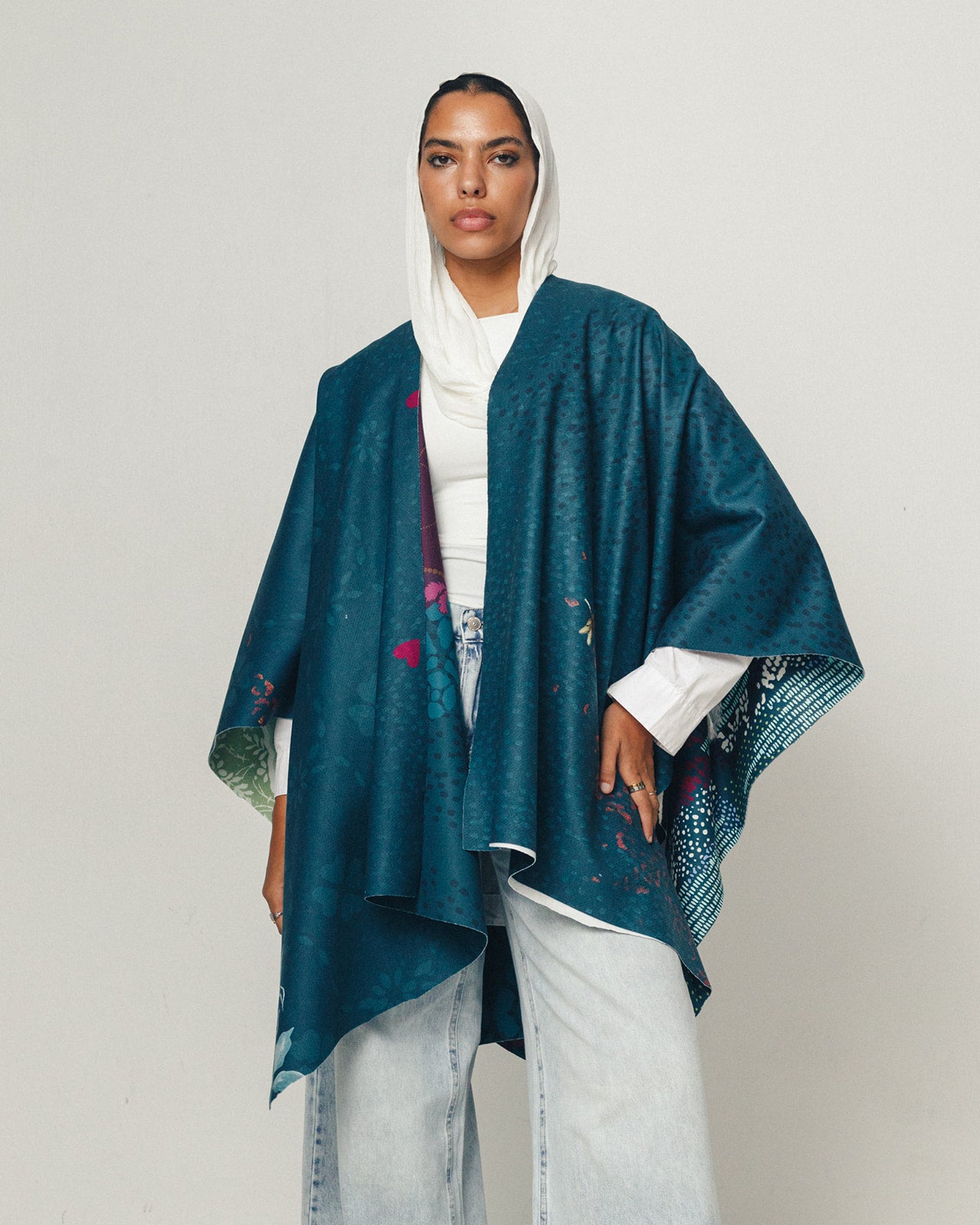Artful Print Cape