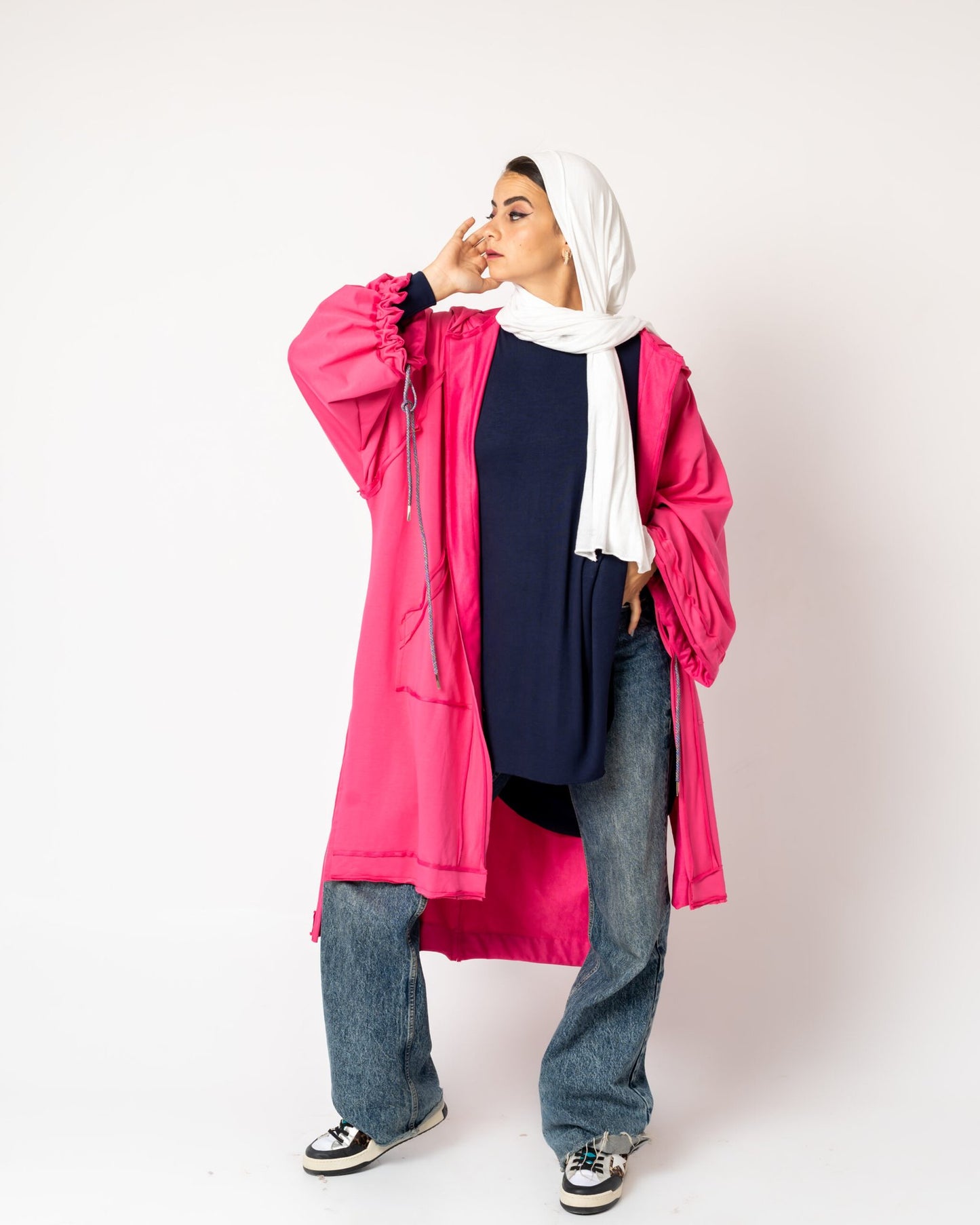 Stitch Milton jacket in Pink