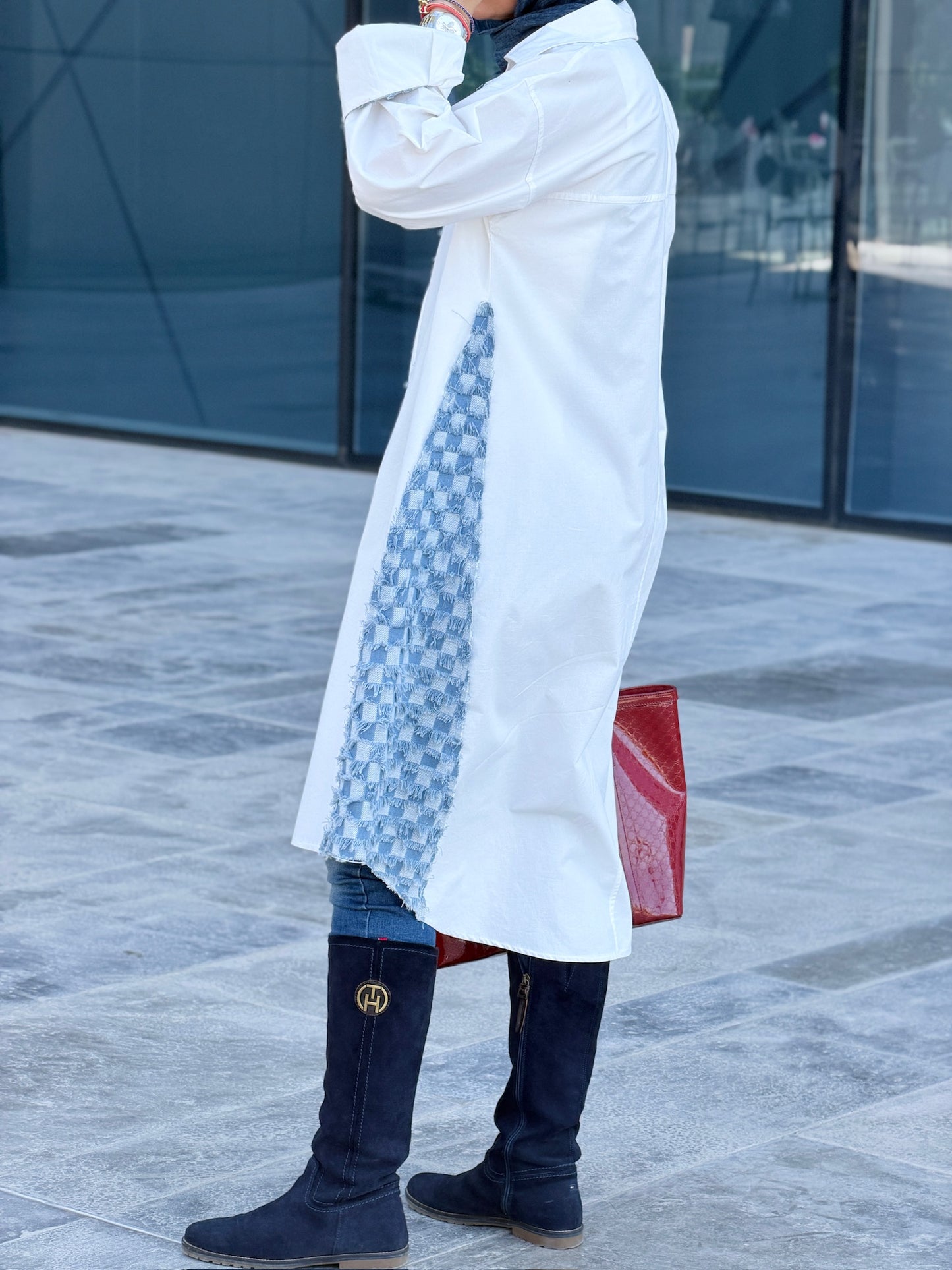 The Patch Denim Shirt