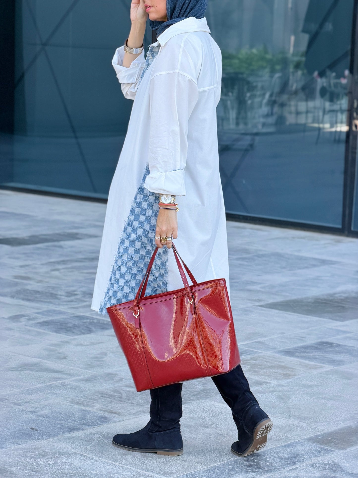 The Patch Denim Shirt