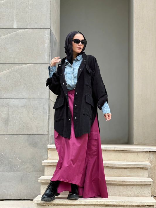 Flowy Skirt in Magenta