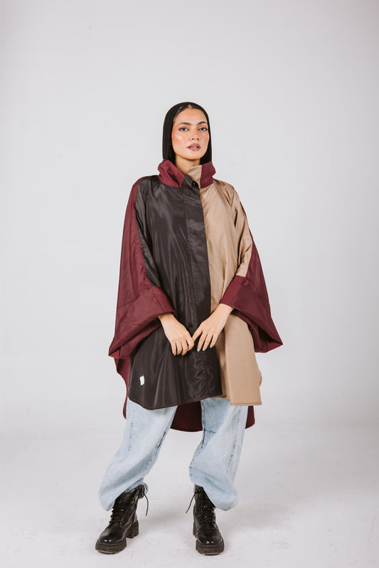 Batwing Jacket in Burgundy