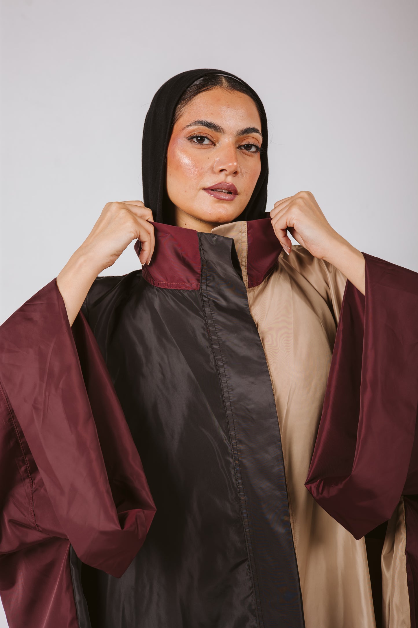 Batwing Jacket in Burgundy