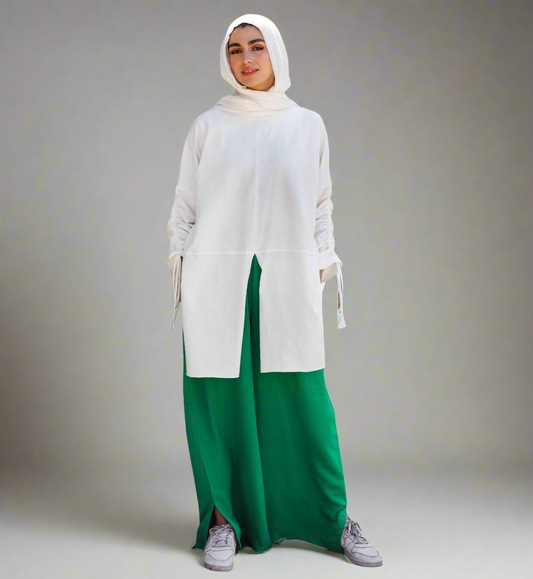 Arm Strings Cotton Top In Off White