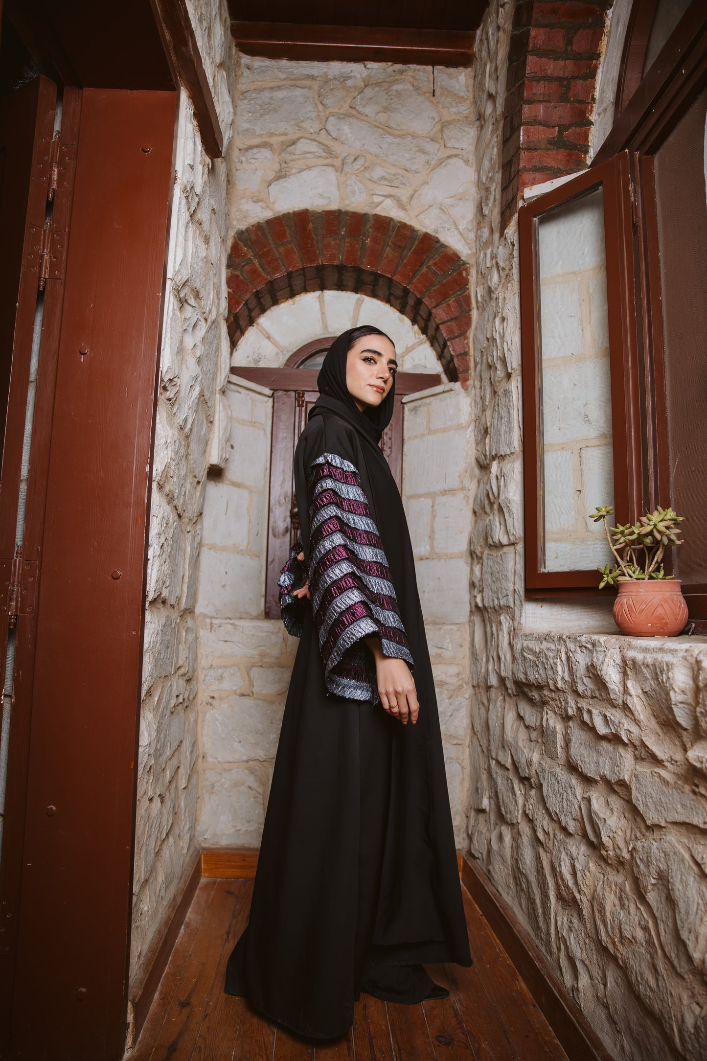 El sharkeya Spanish Sleeves Kaftan