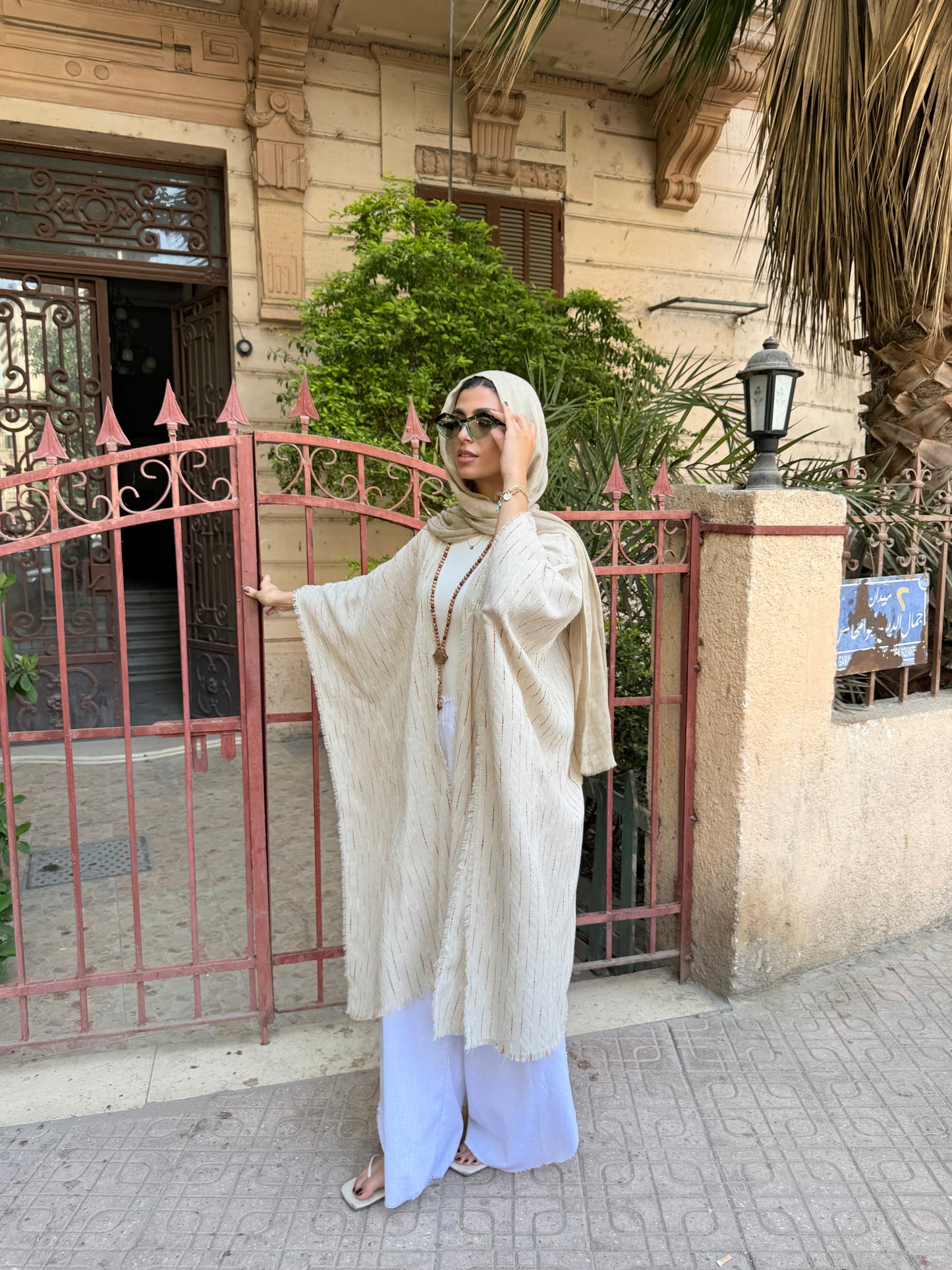 Batwing Linen Cardigan