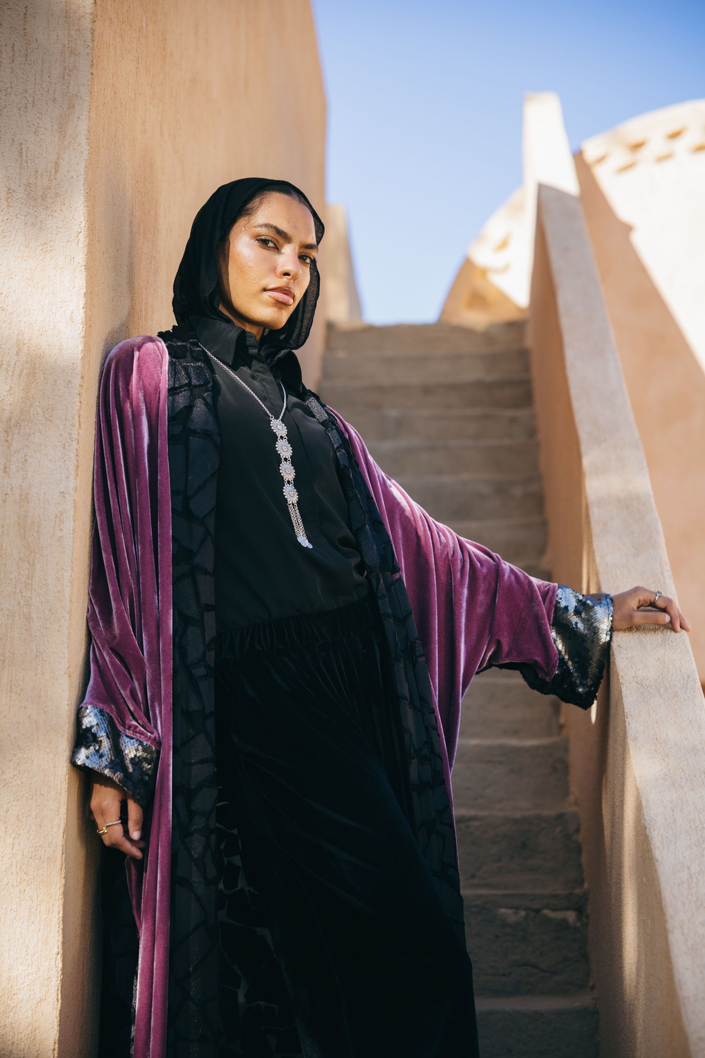 Dorra Kaftan in Cashmere