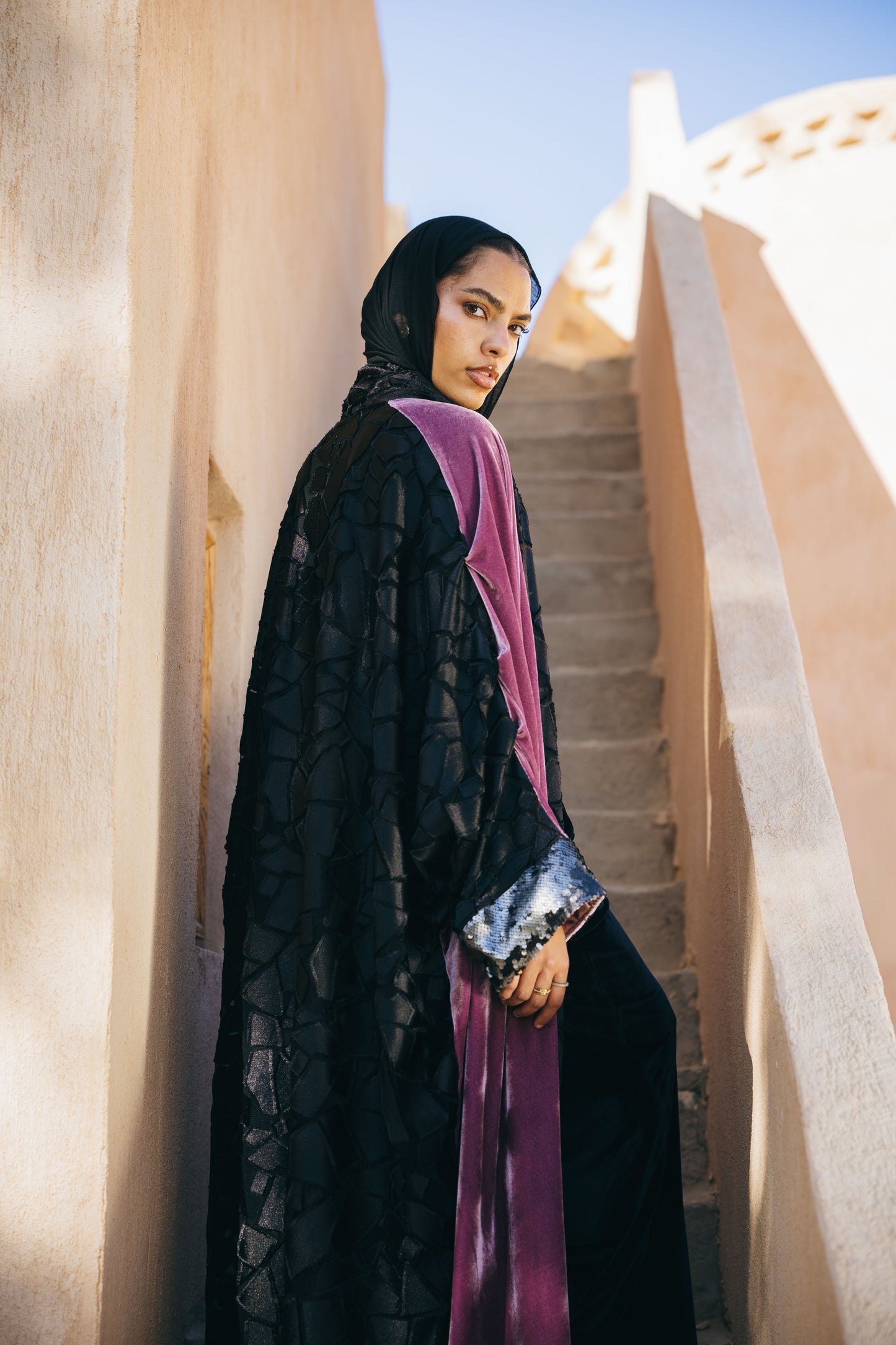 Dorra Kaftan in Cashmere