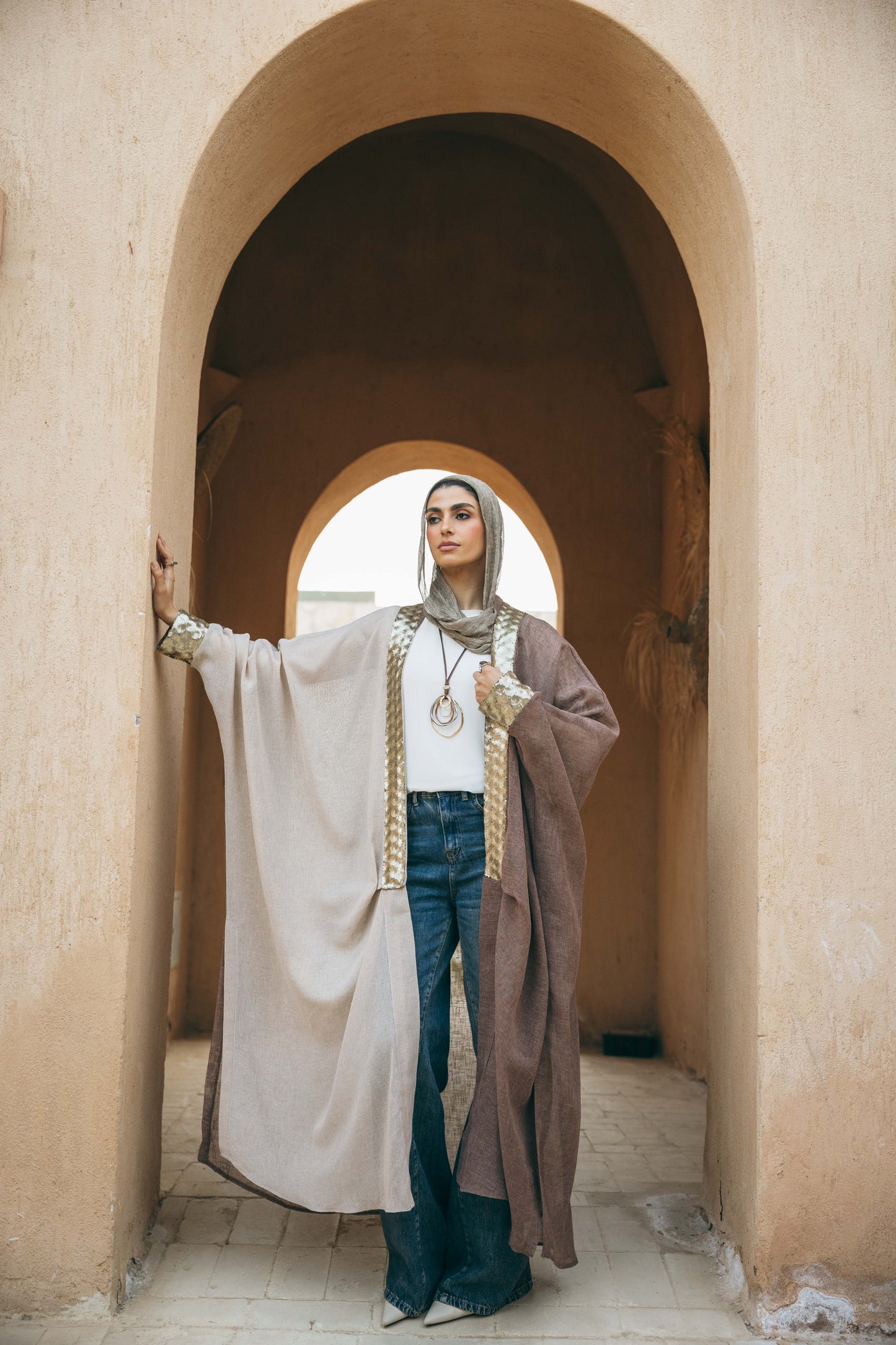 Amber Linen Kaftan