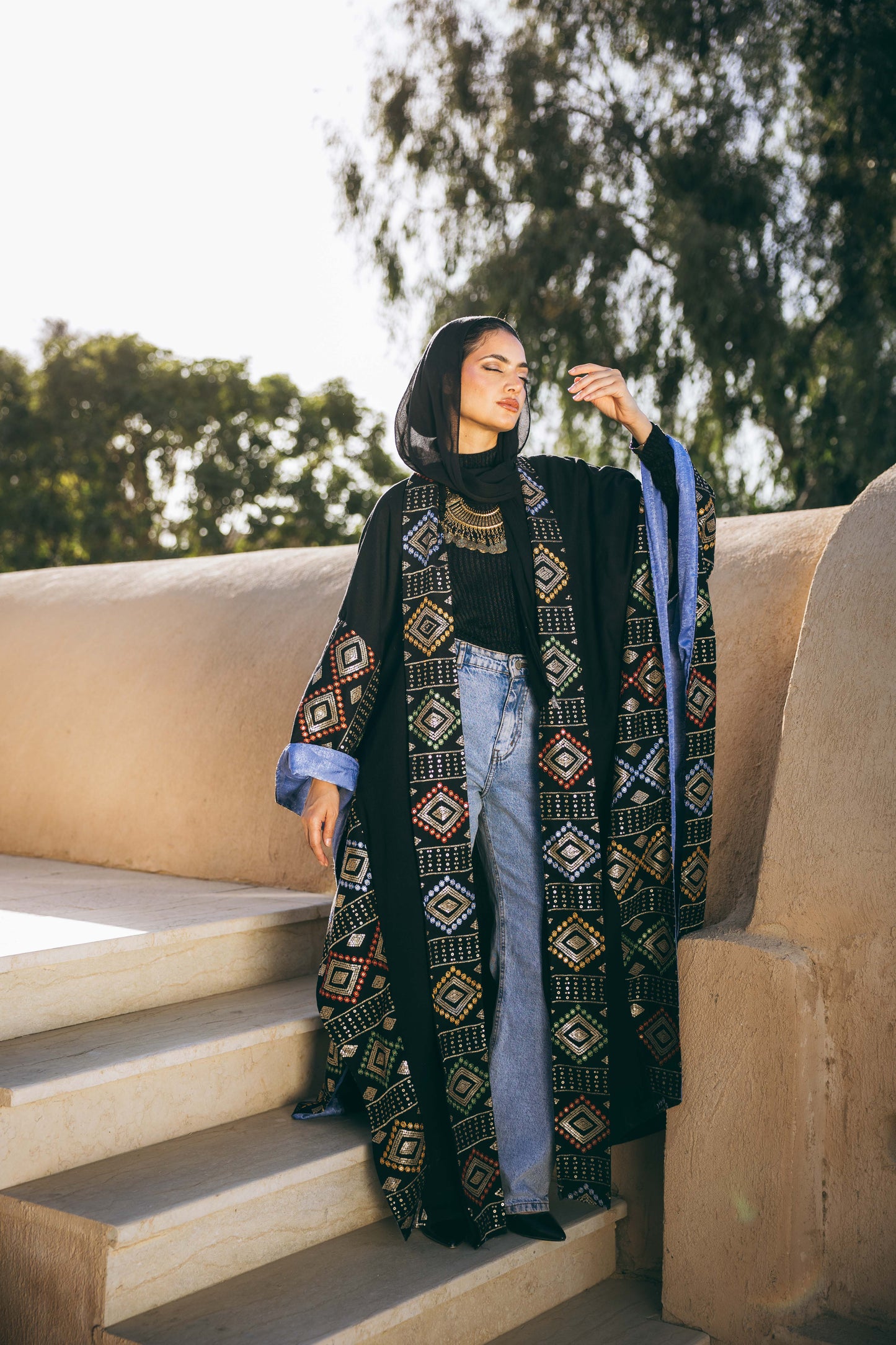 Ghalia Linen Kaftan