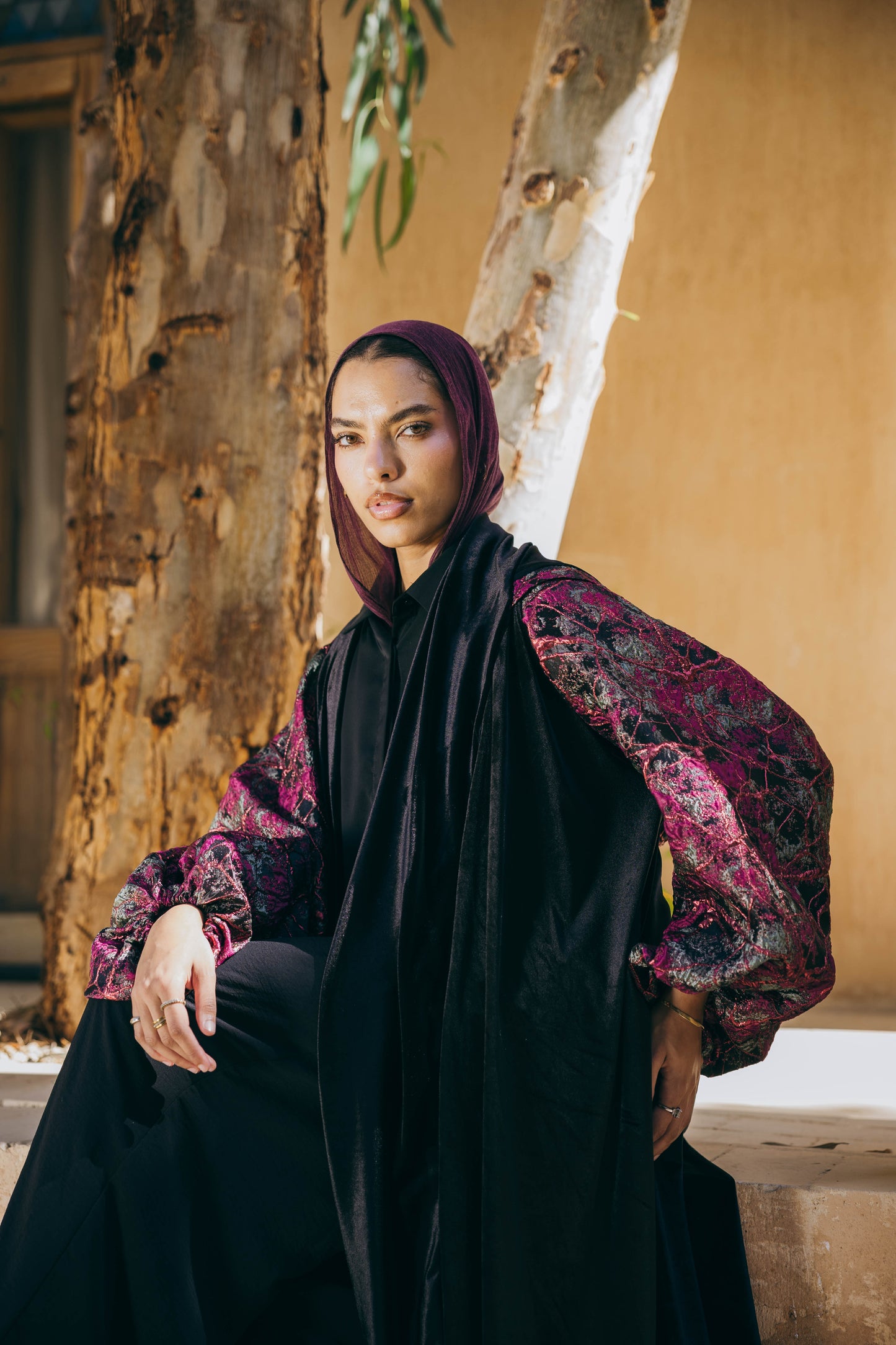 Royal Kaftan in Black