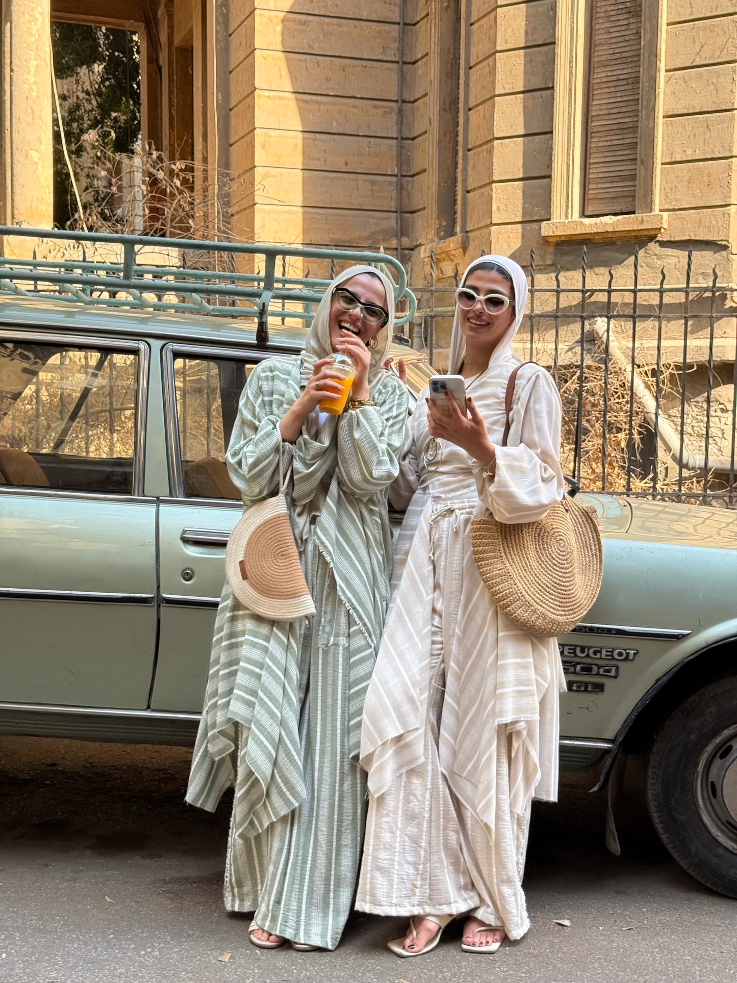 Multiway Asymmetrical Linen Set in Beige