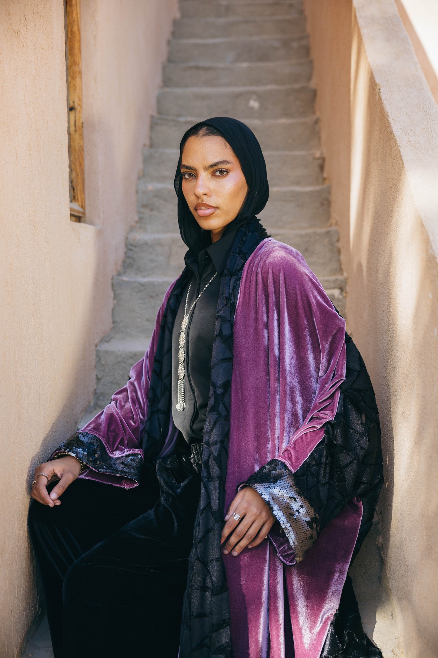 Dorra Kaftan in Cashmere