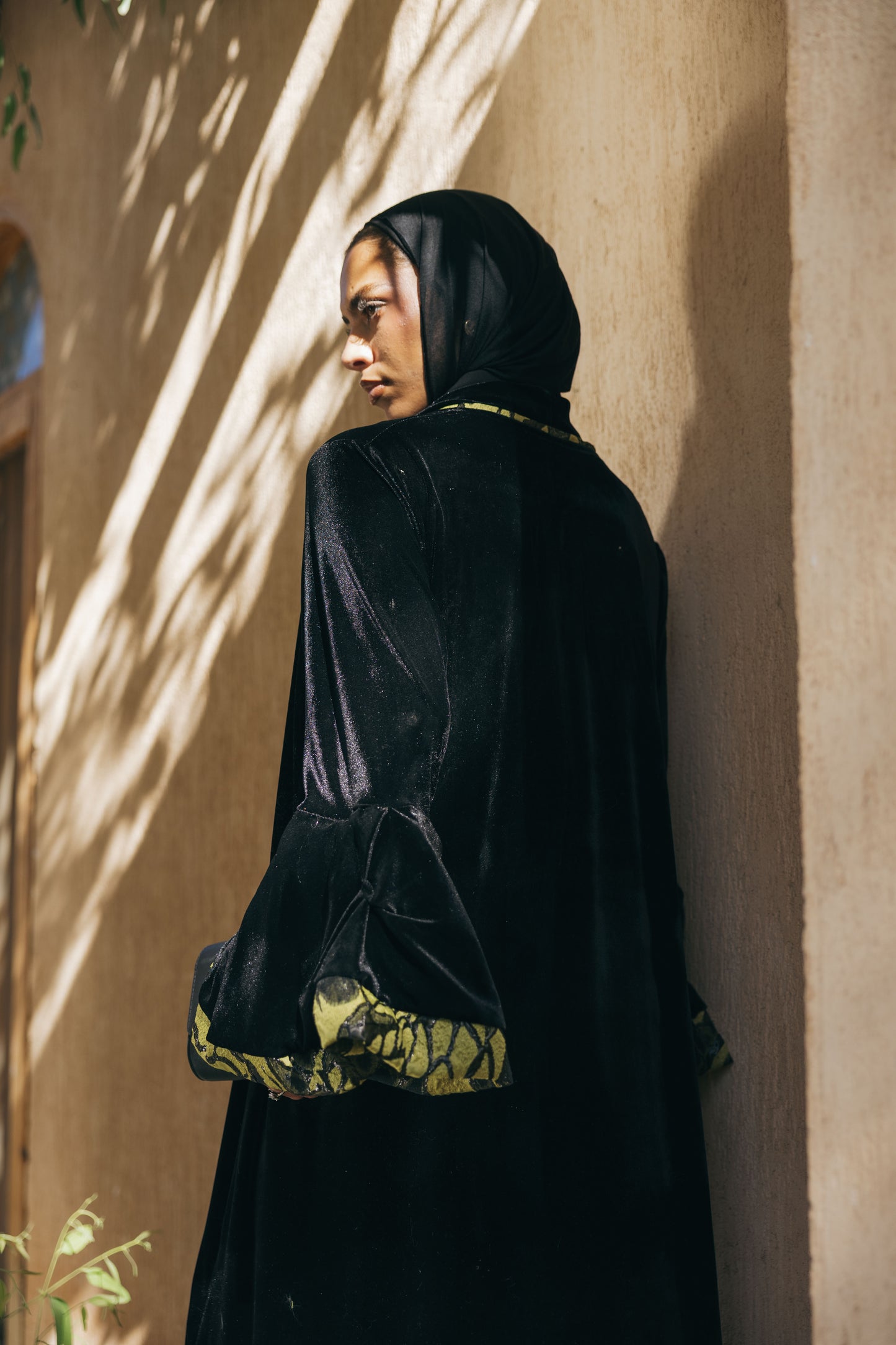 Layan Kaftan in Black