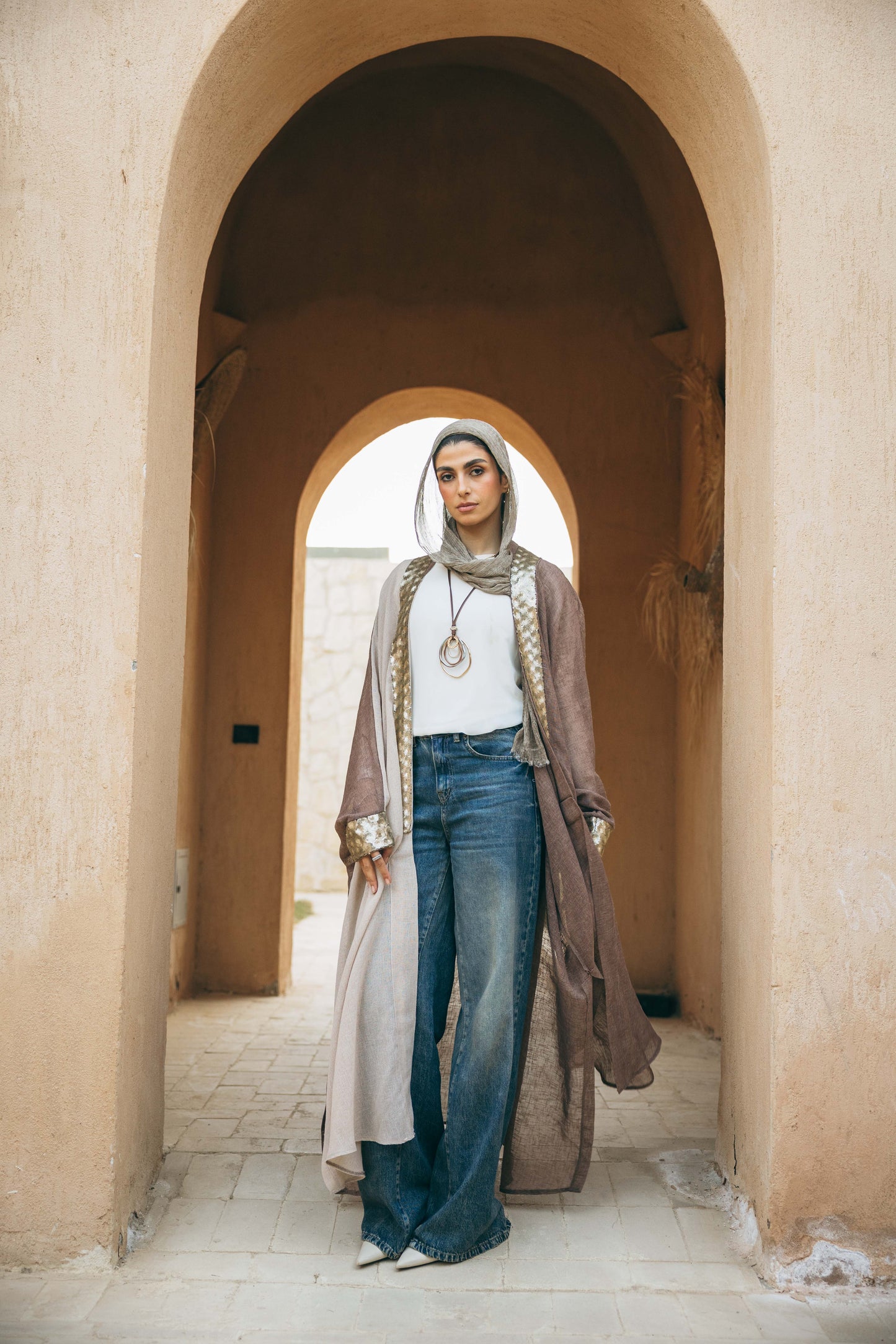 Amber Linen Kaftan