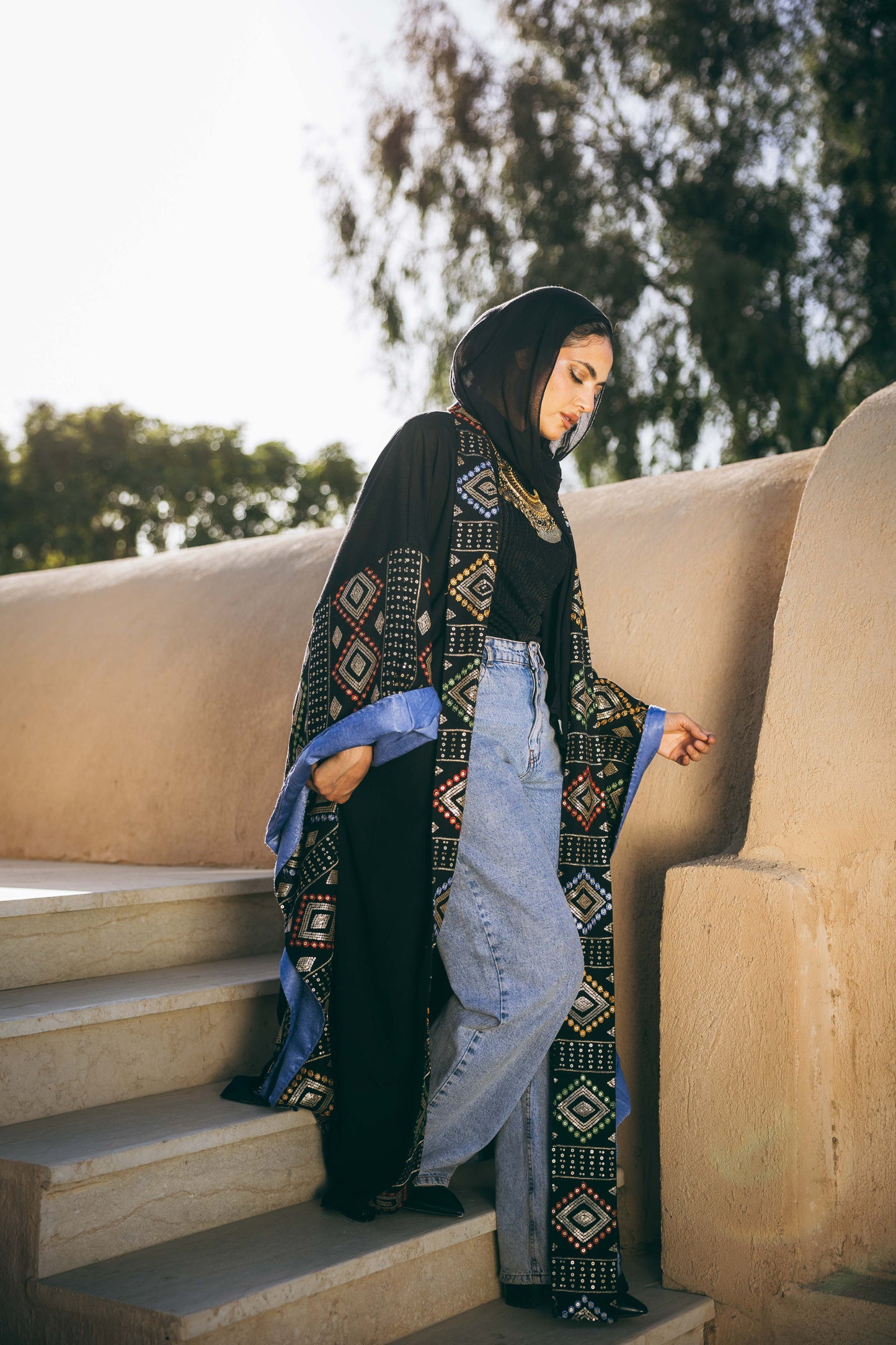 Ghalia Linen Kaftan