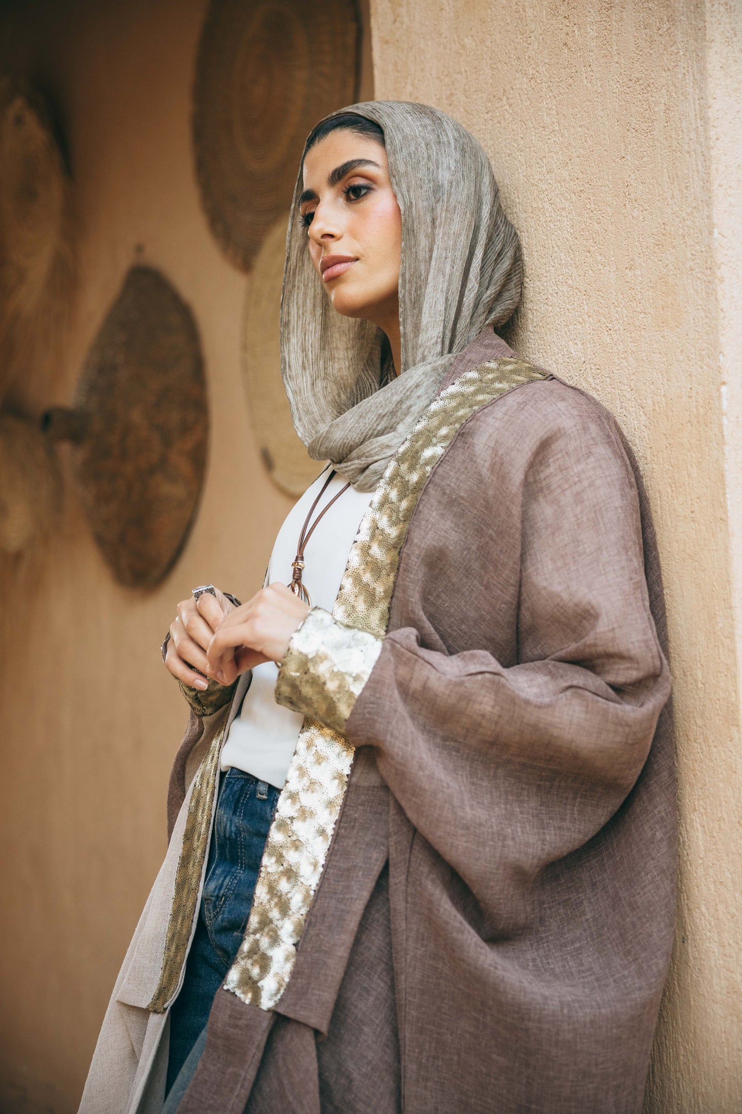 Amber Linen Kaftan