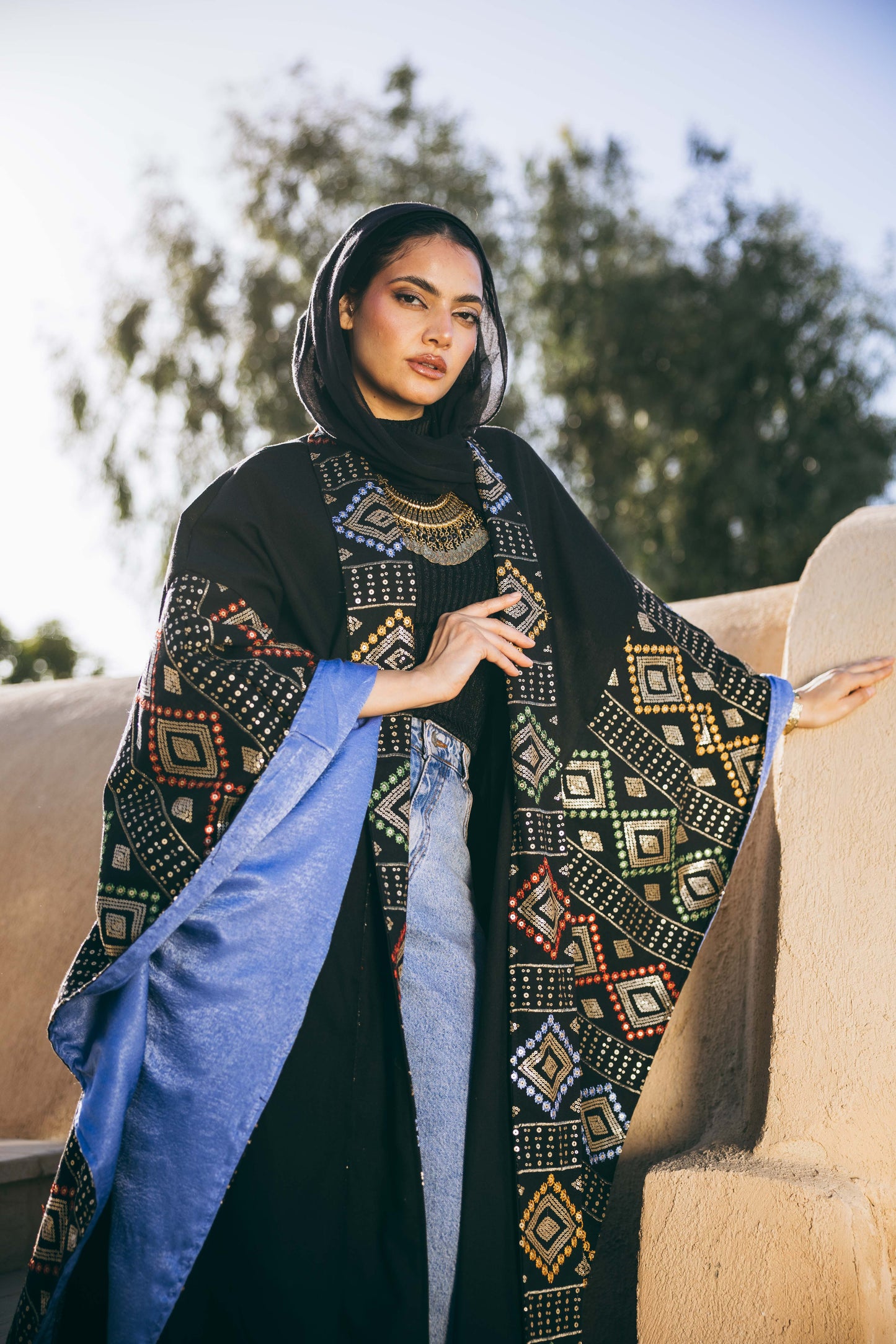 Ghalia Linen Kaftan