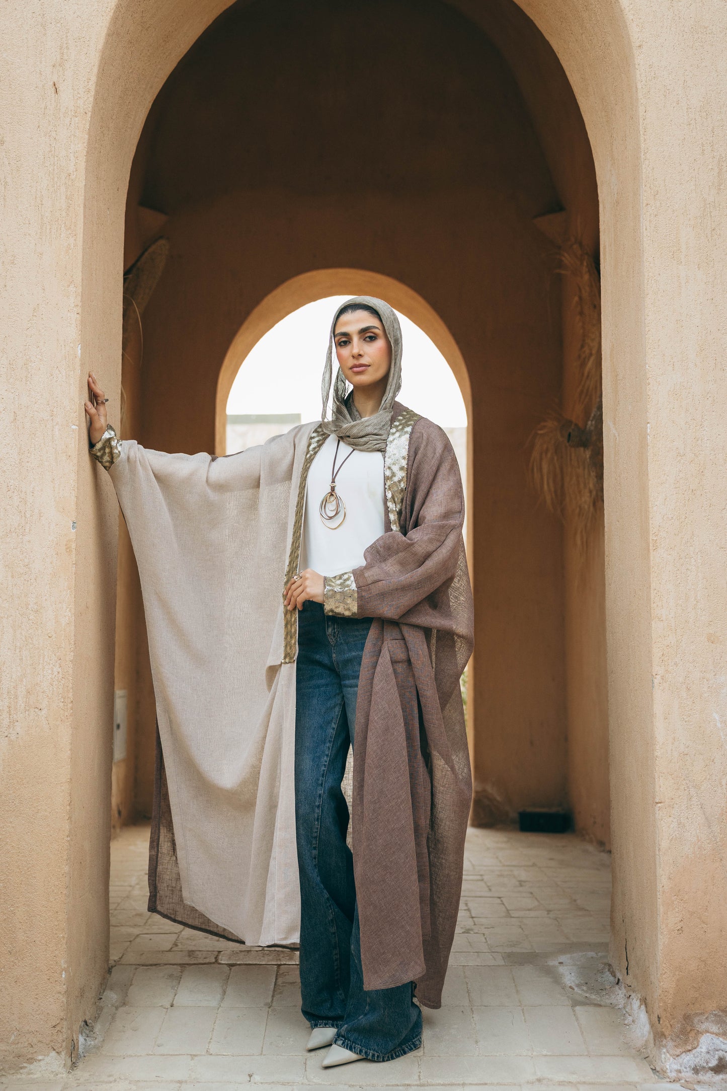 Amber Linen Kaftan