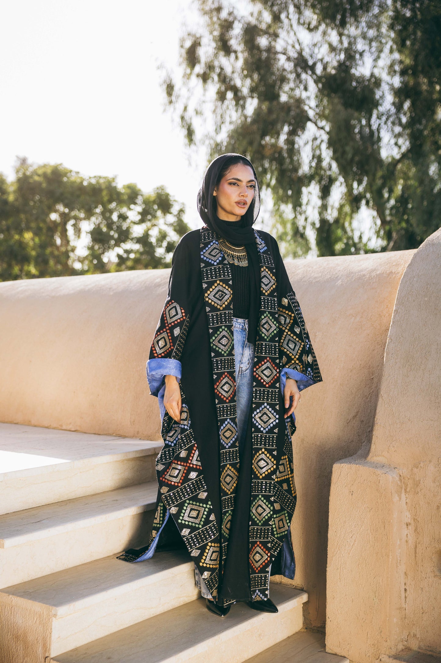 Ghalia Linen Kaftan