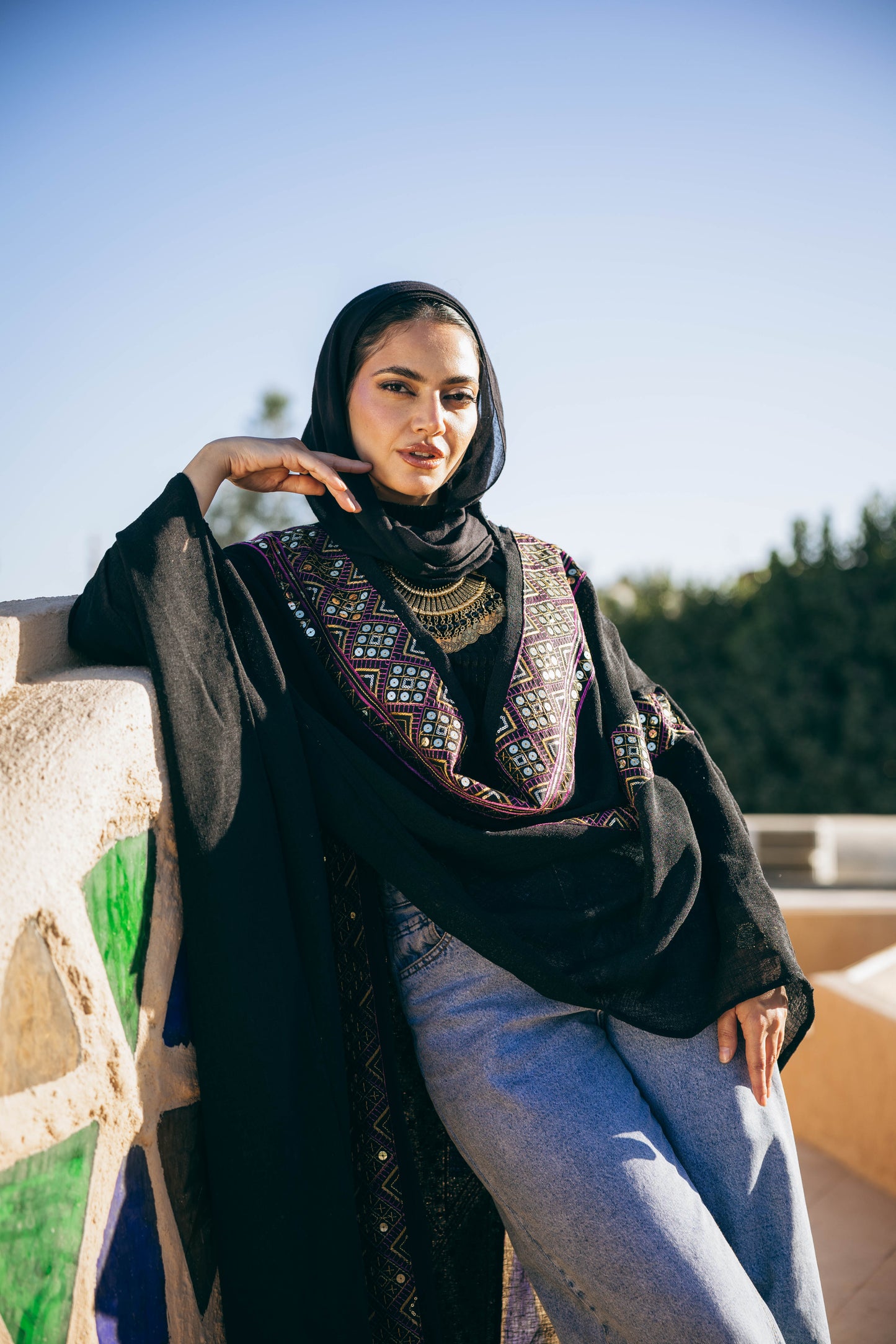 Musk Linen Kaftan