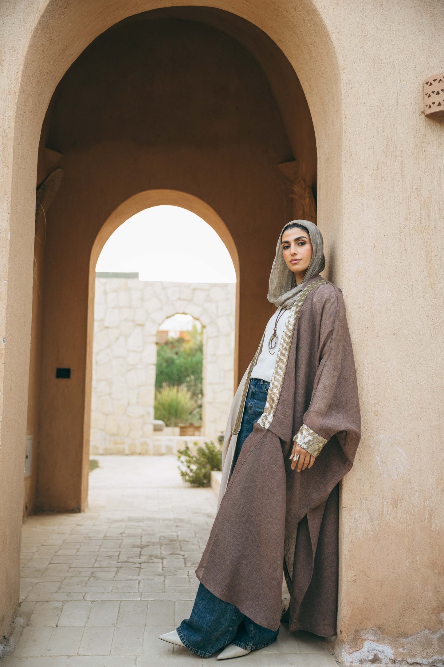 Amber Linen Kaftan