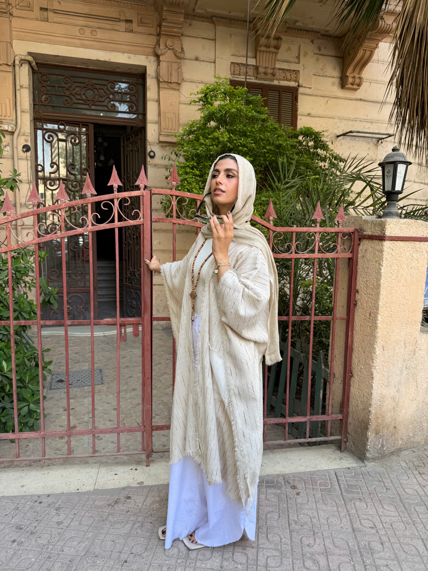 Batwing Linen Cardigan
