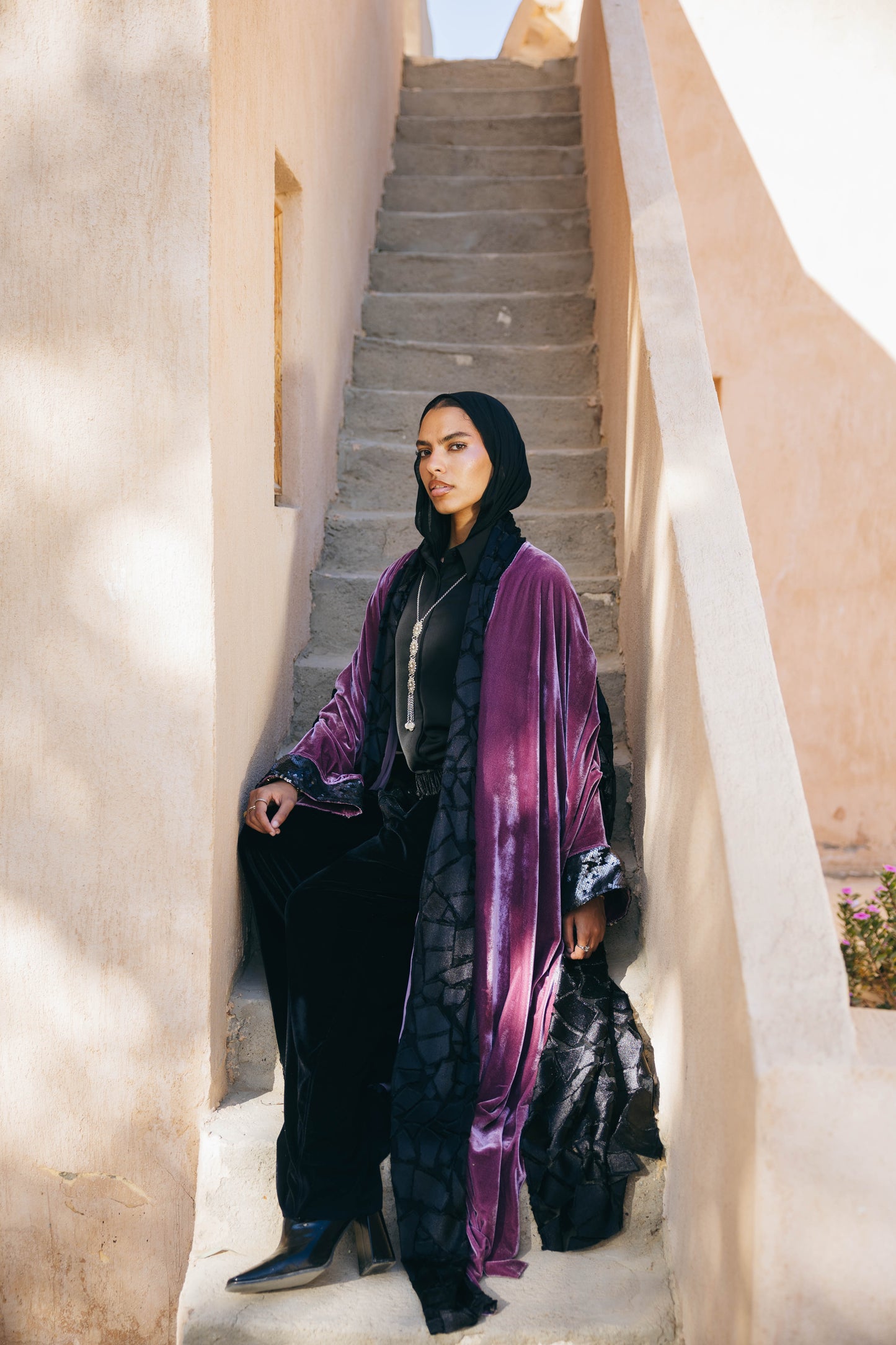 Dorra Kaftan in Cashmere