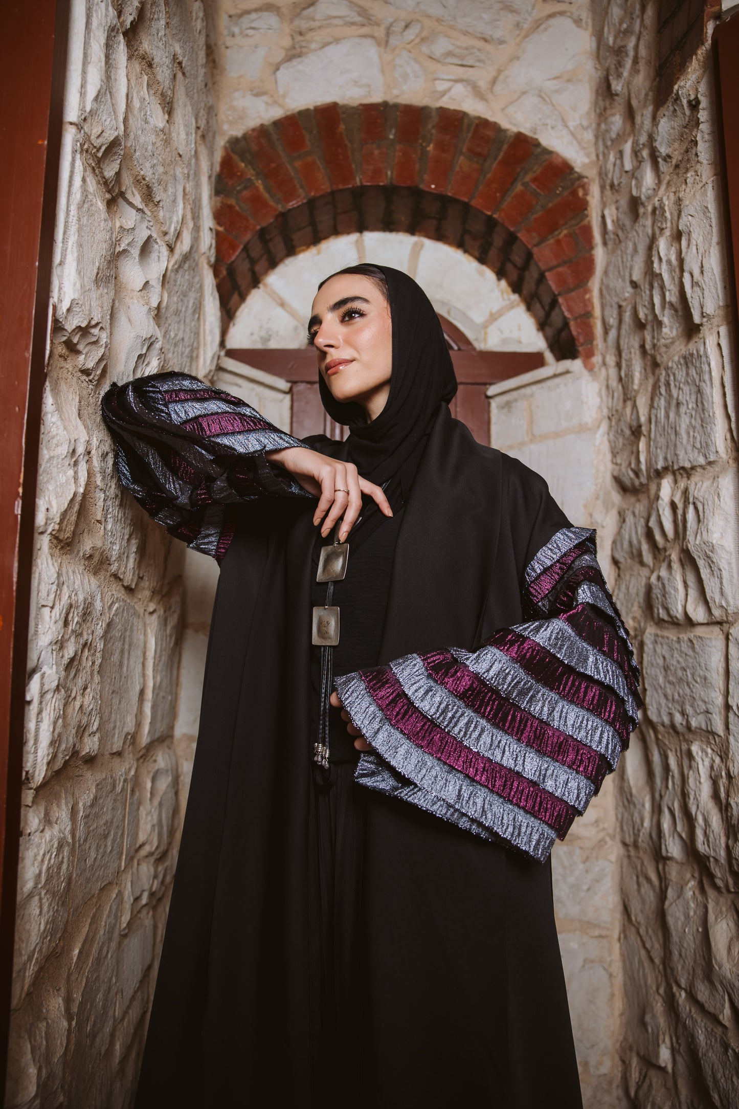 El sharkeya Spanish Sleeves Kaftan