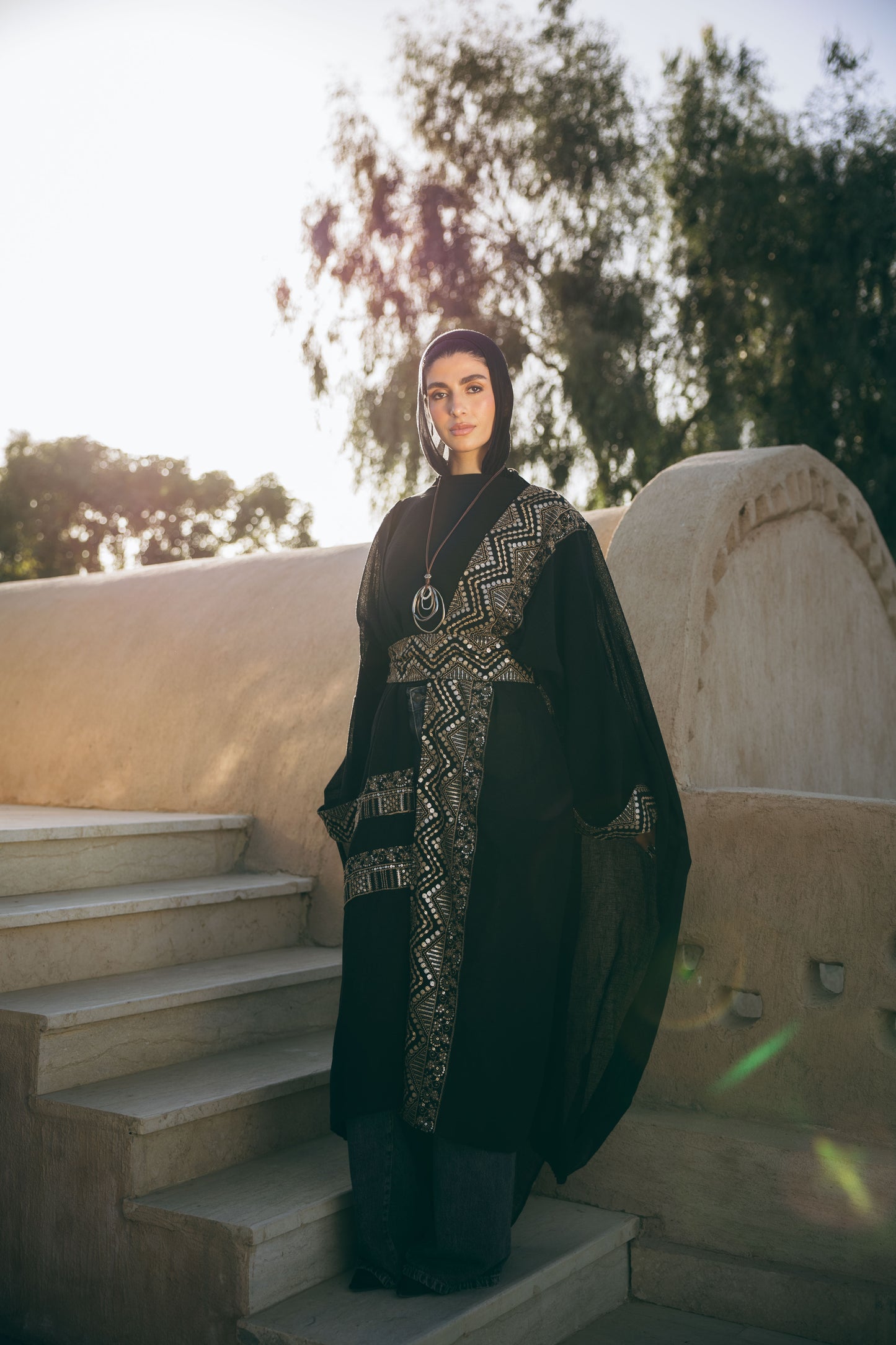 Layal Linen Kaftan