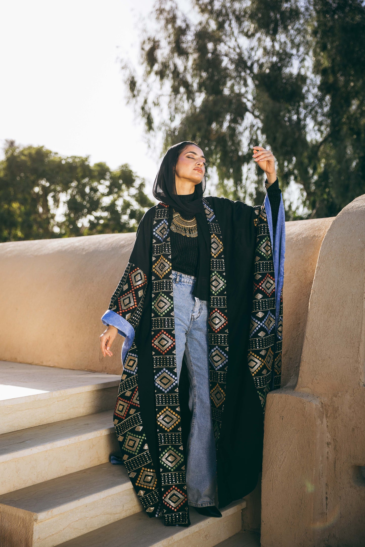 Ghalia Linen Kaftan