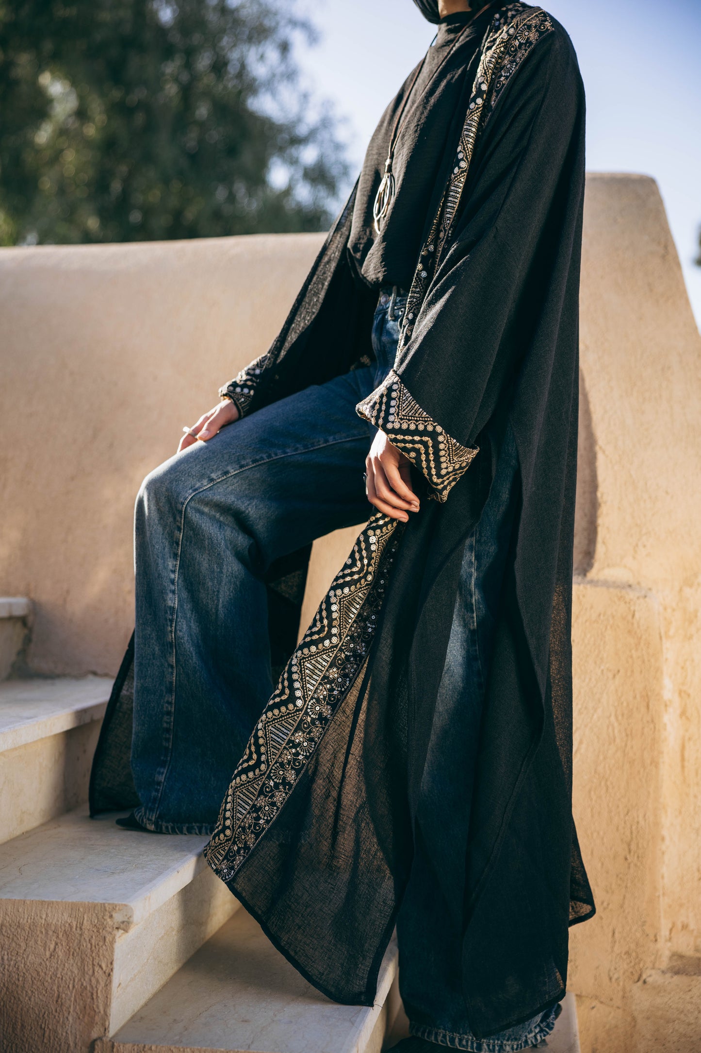 Layal Linen Kaftan
