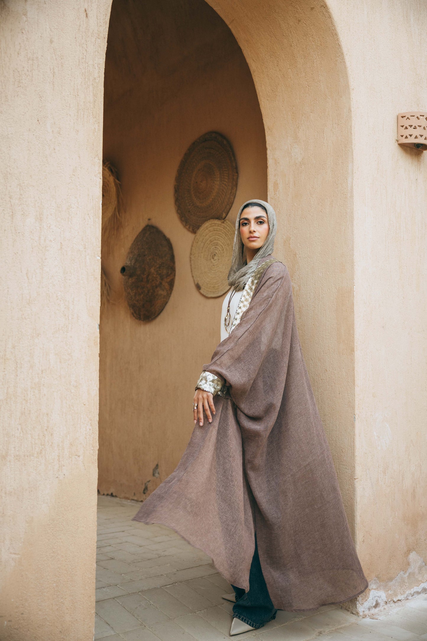 Amber Linen Kaftan