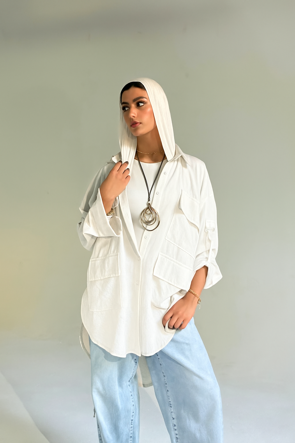 Pockets Shirt in White