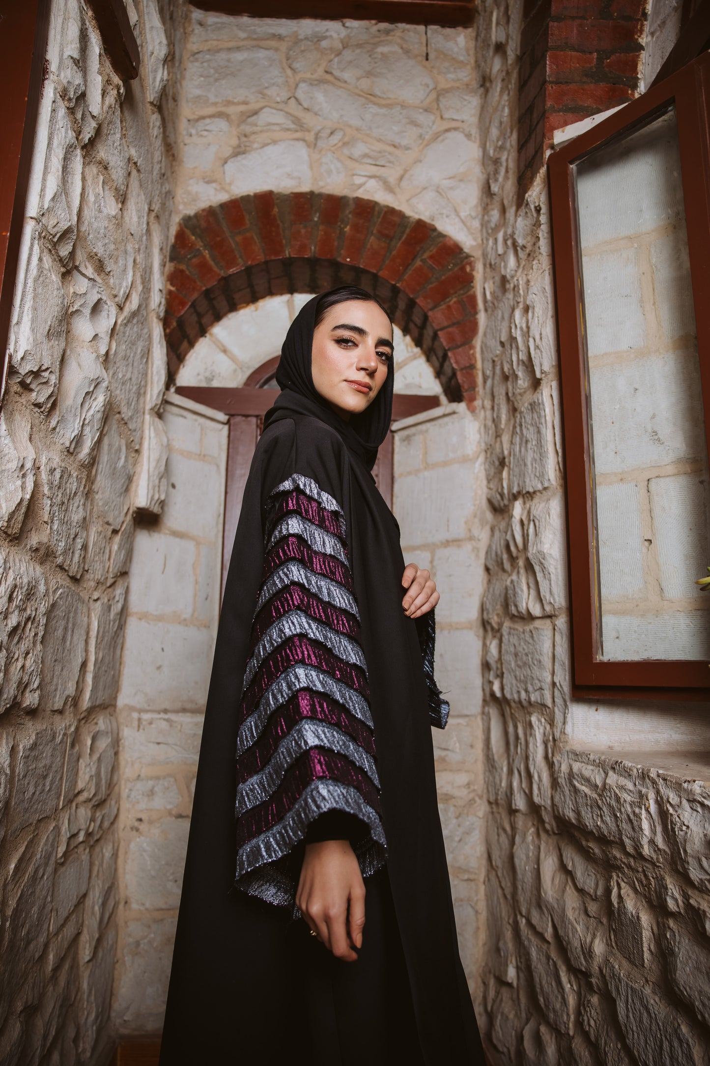 El sharkeya Spanish Sleeves Kaftan