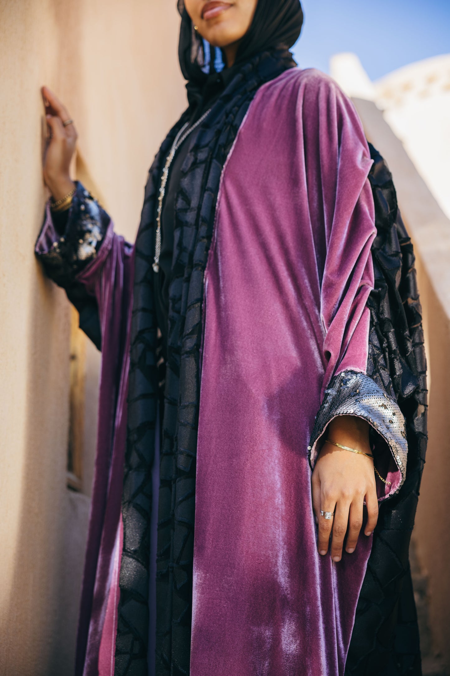 Dorra Kaftan in Cashmere