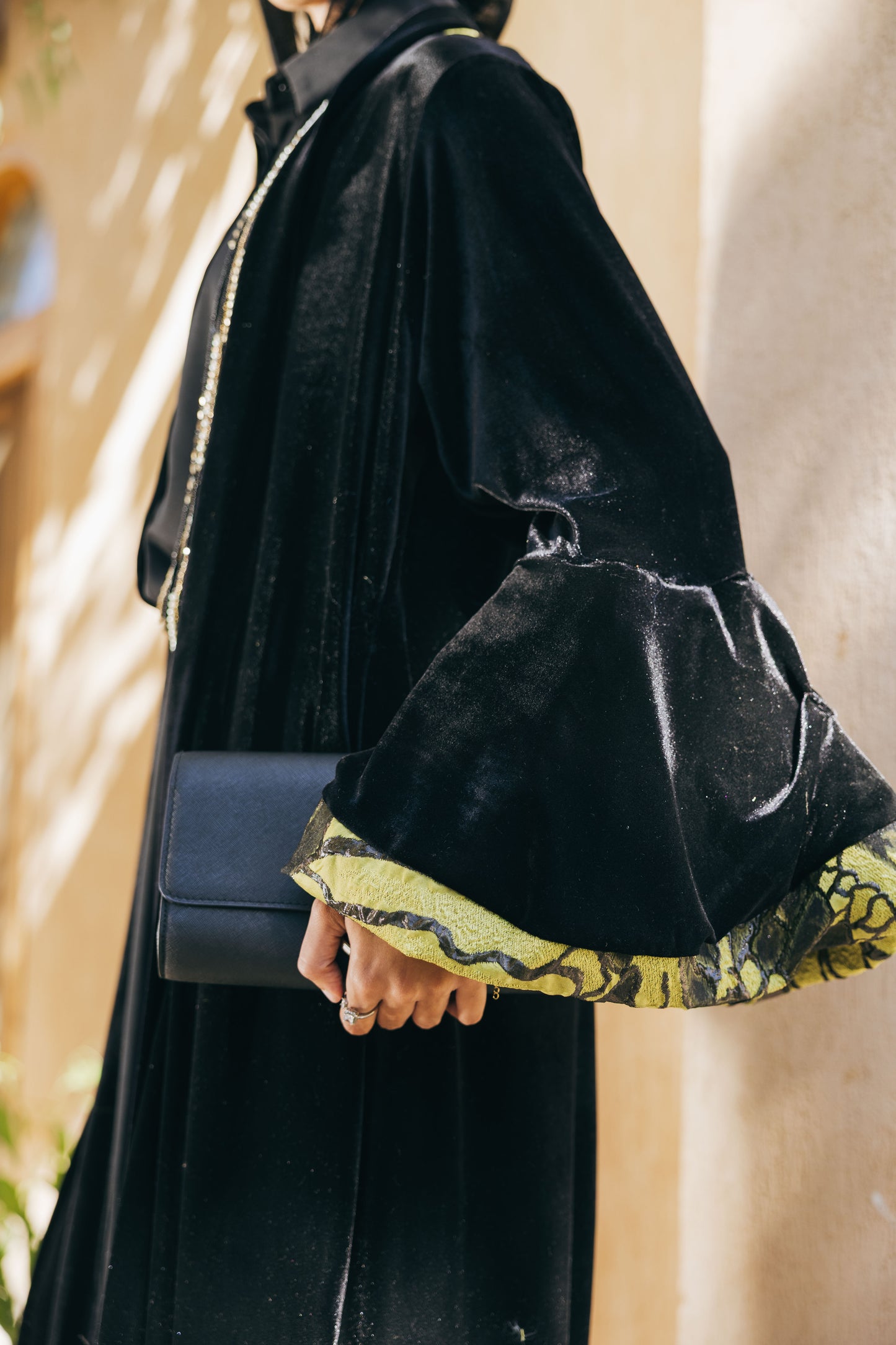 Layan Kaftan in Black