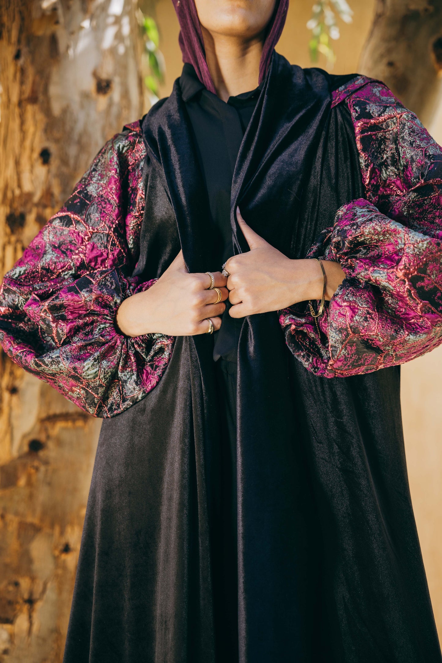 Royal Kaftan in Black
